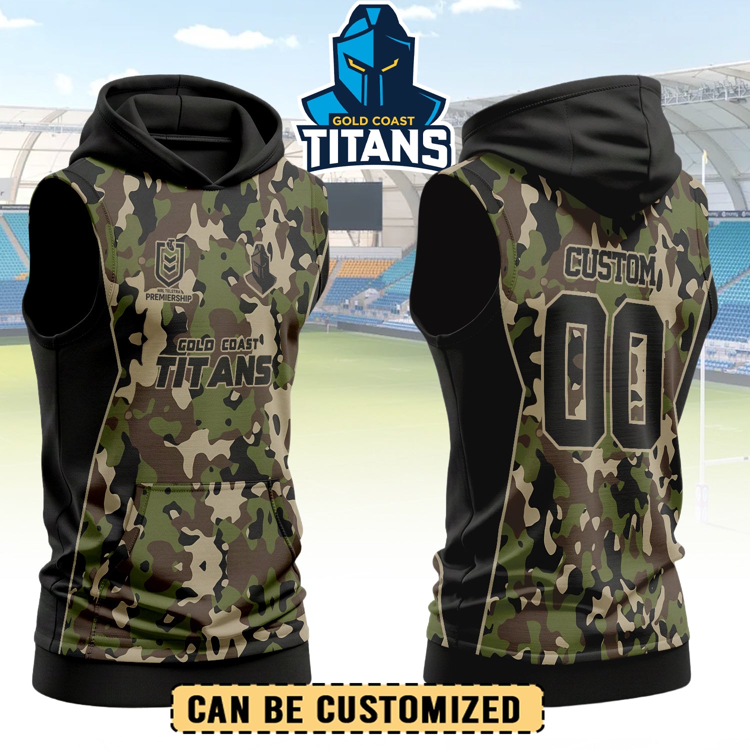 GLD Personalized Custom Hooded Tank Top 6