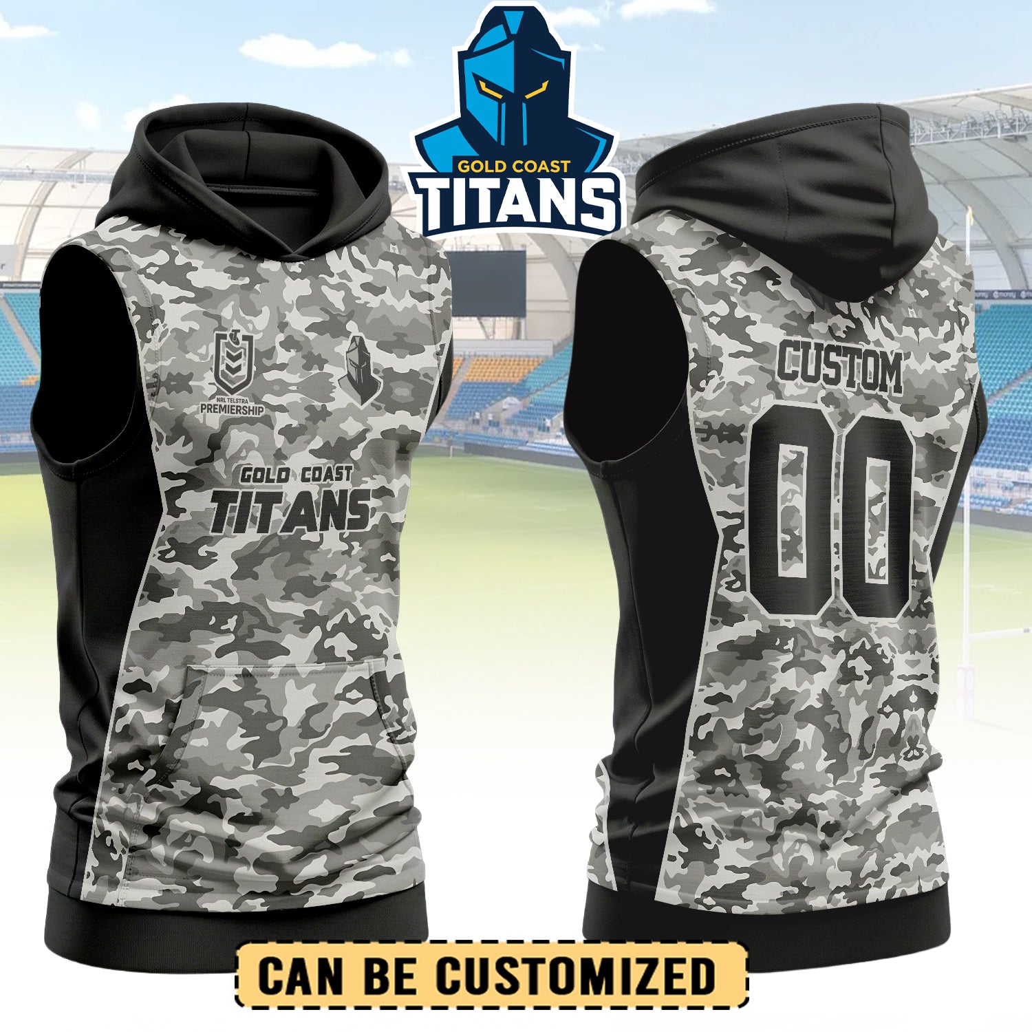 GLD Personalized Custom Hooded Tank Top 6