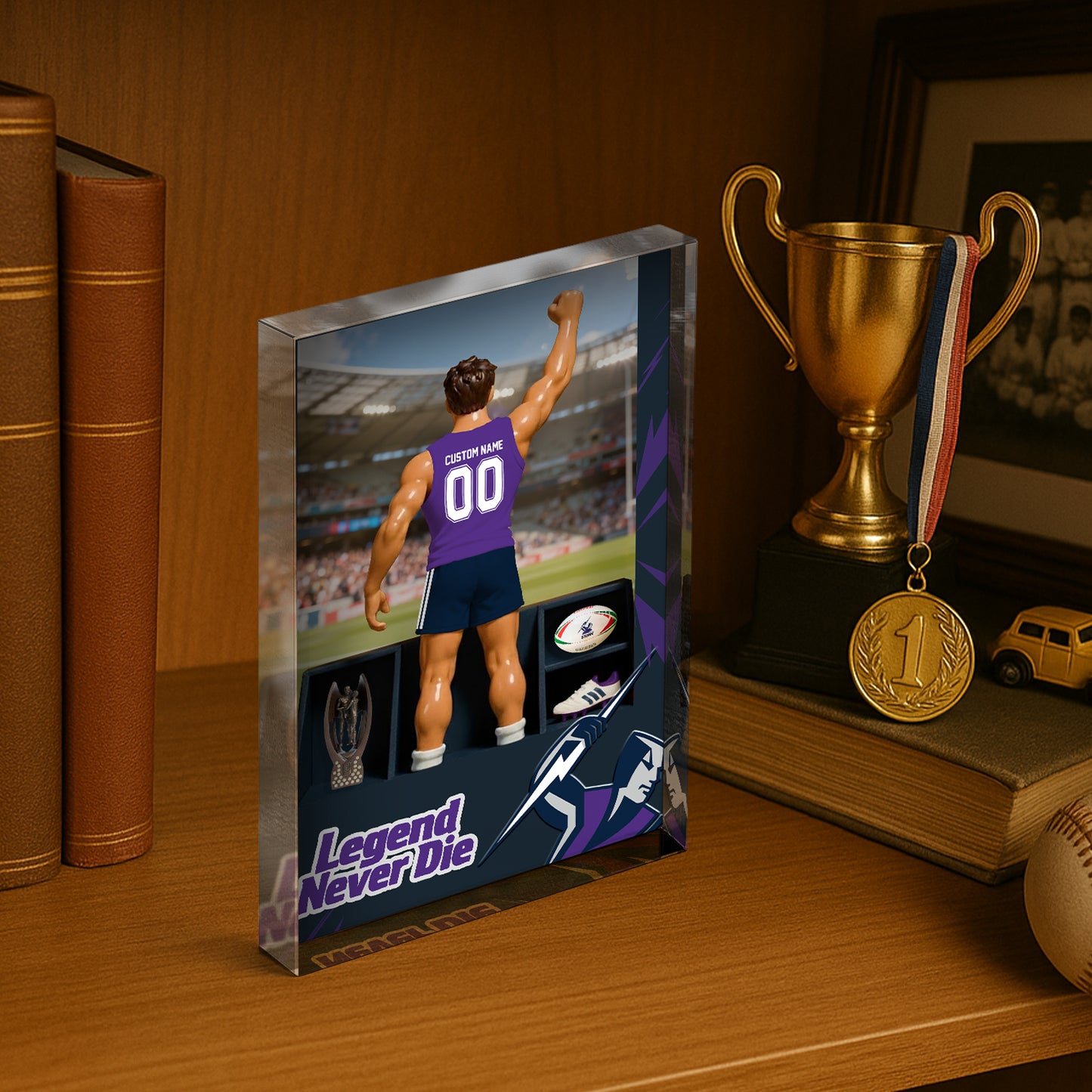 MEL Personalized Custom Sports Acrylic Block Plaque 2
