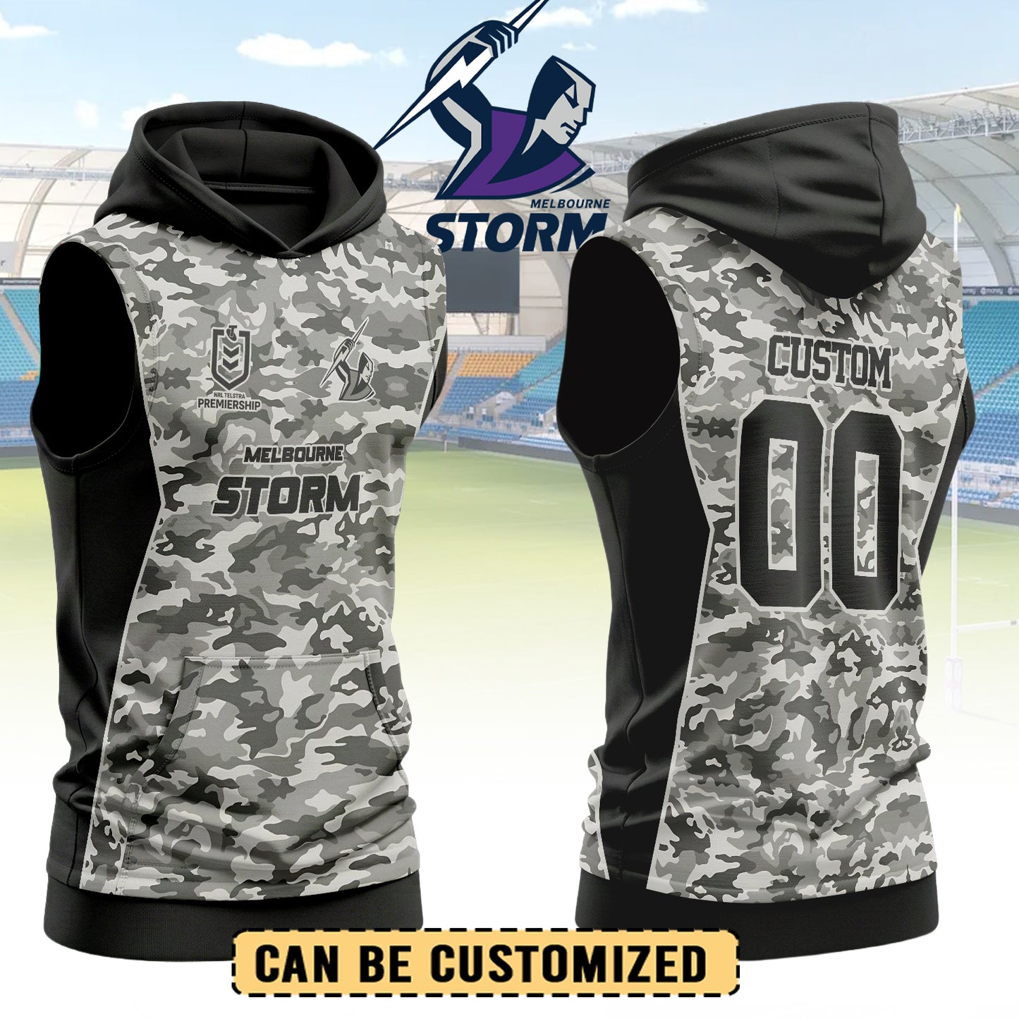 MEL Personalized Custom Hooded Tank Top 6