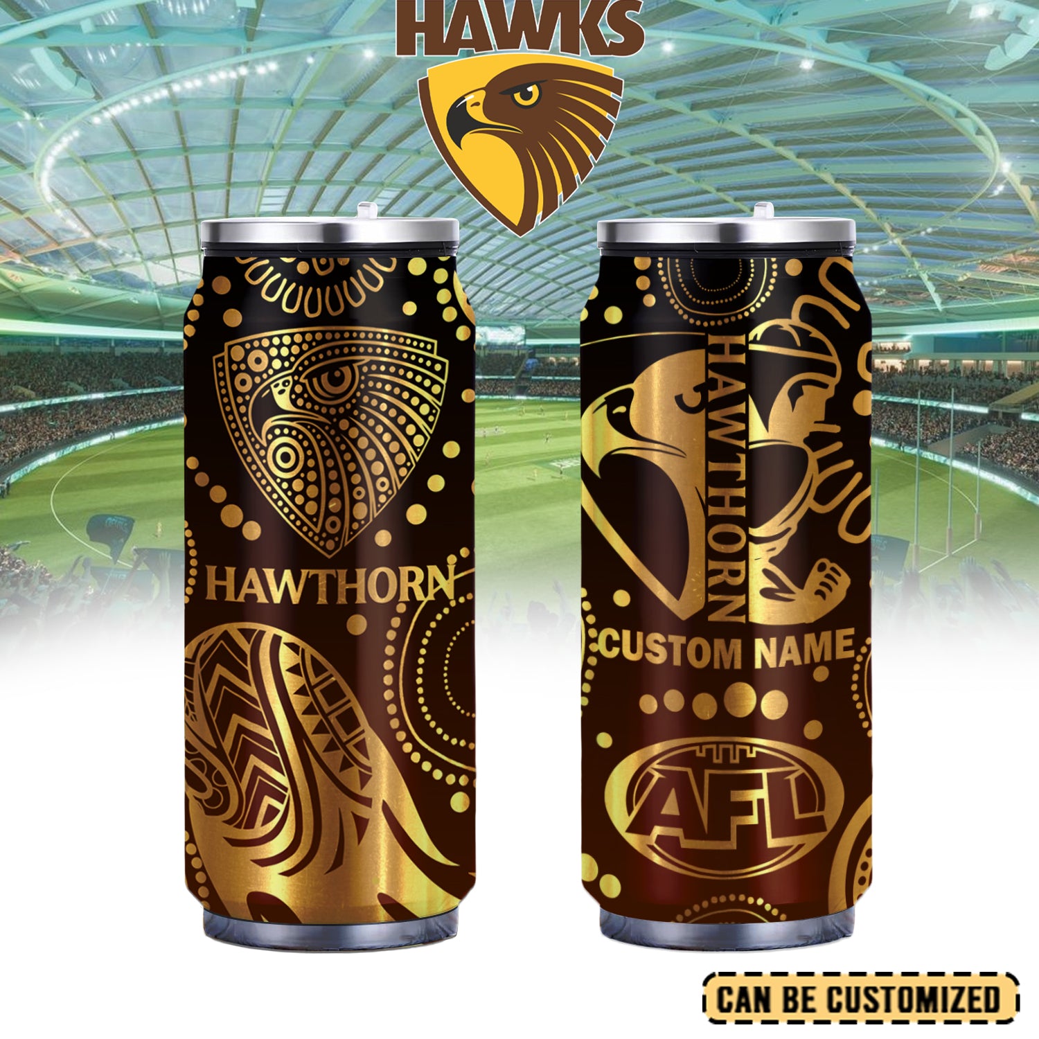 HAW Personalized Custom Can Shaped Tumbler