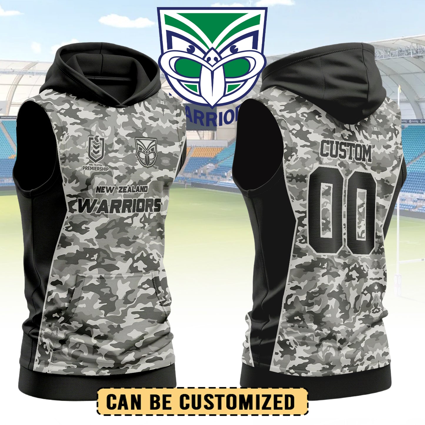 NZL Personalized Custom Hooded Tank Top 6