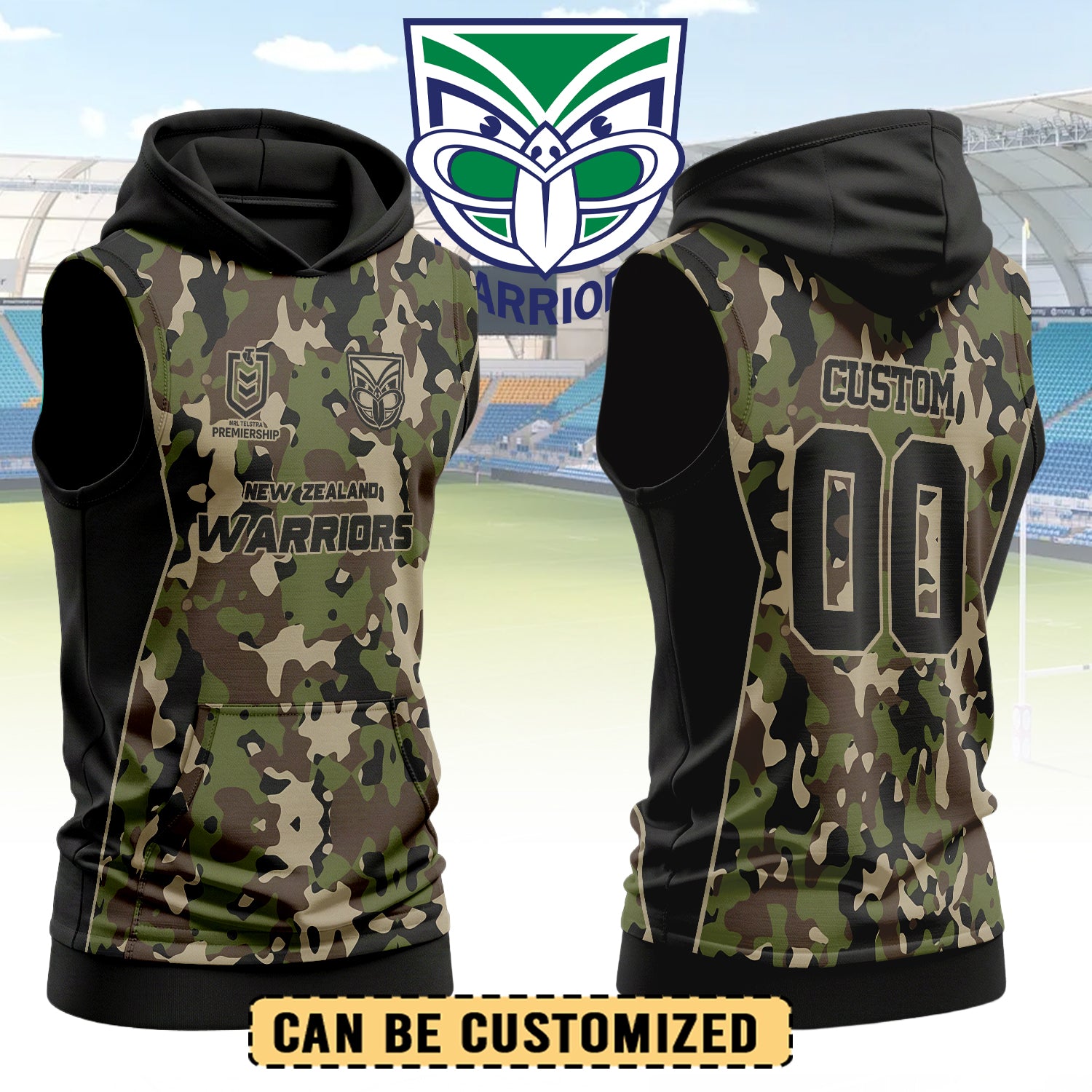 NZL Personalized Custom Hooded Tank Top 6