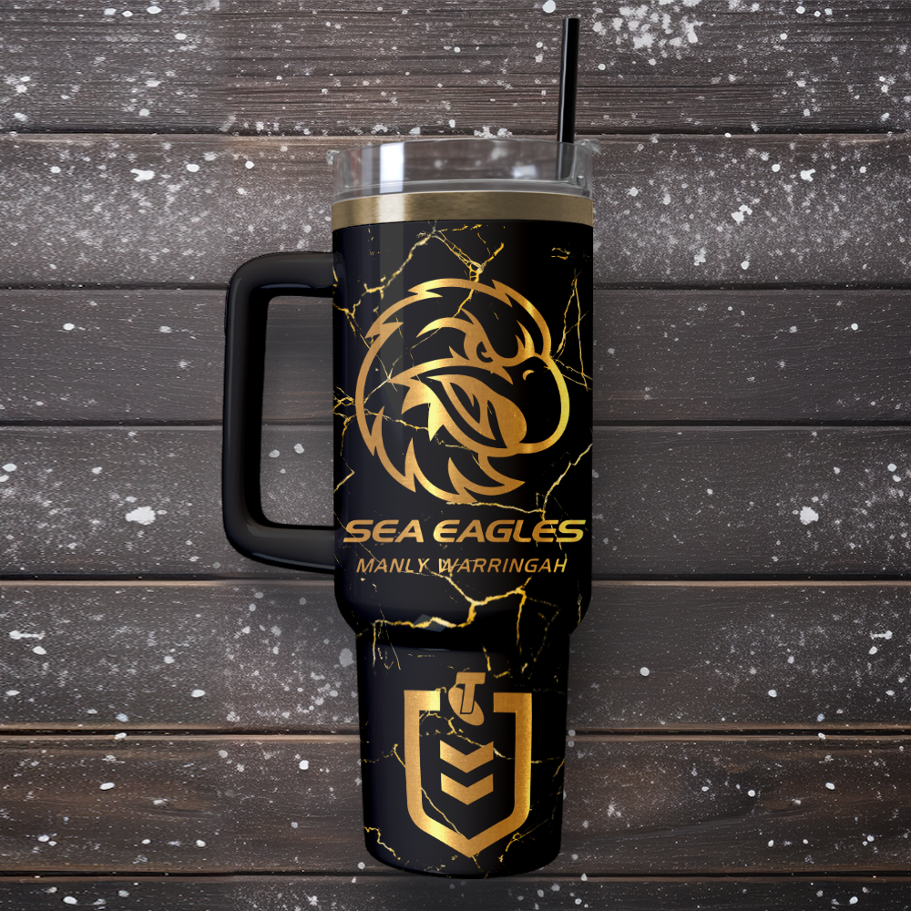 MAN Personalized Custom 40oz 30oz Stainless Steel Tumbler With Handle 4
