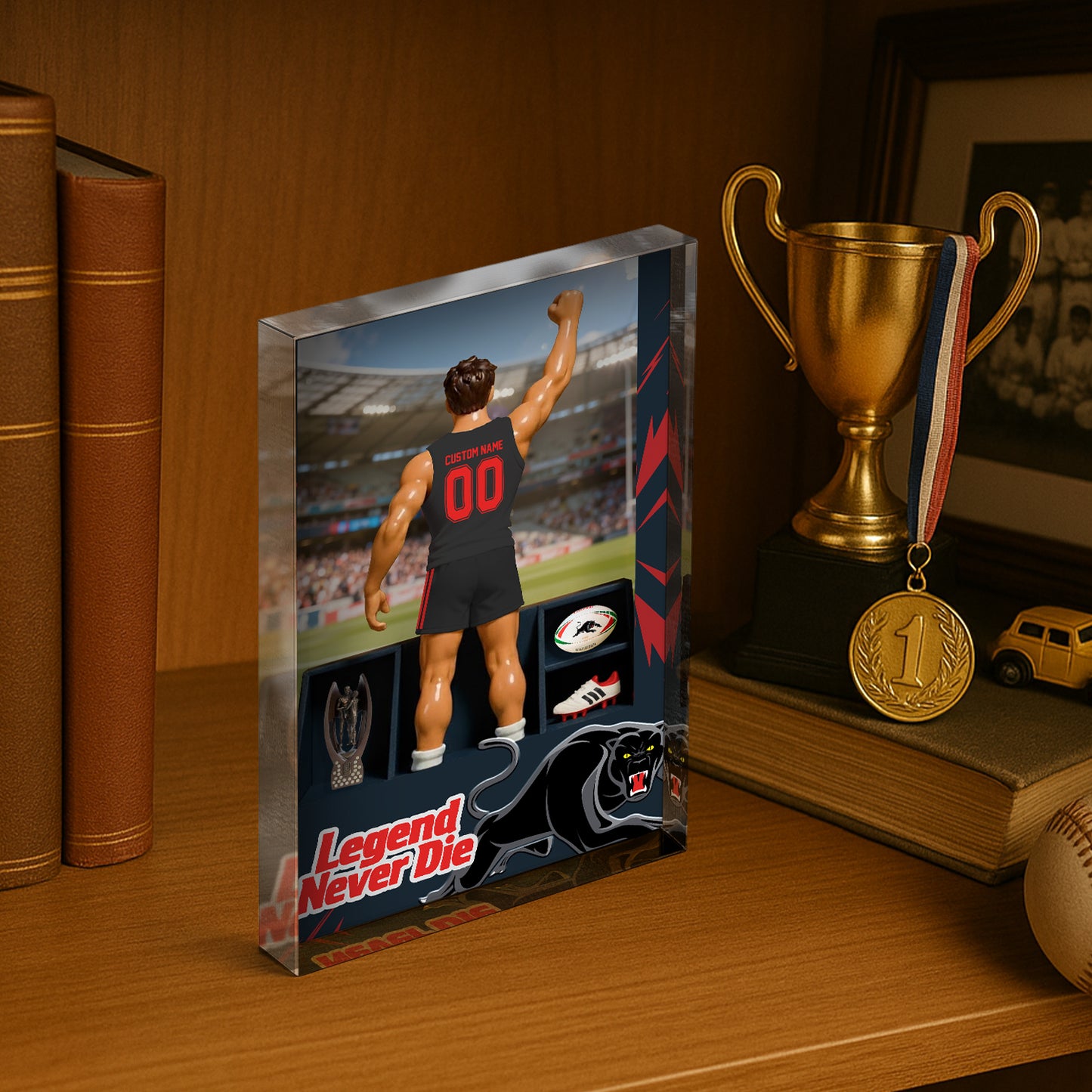 PEN Personalized Custom Sports Acrylic Block Plaque 2