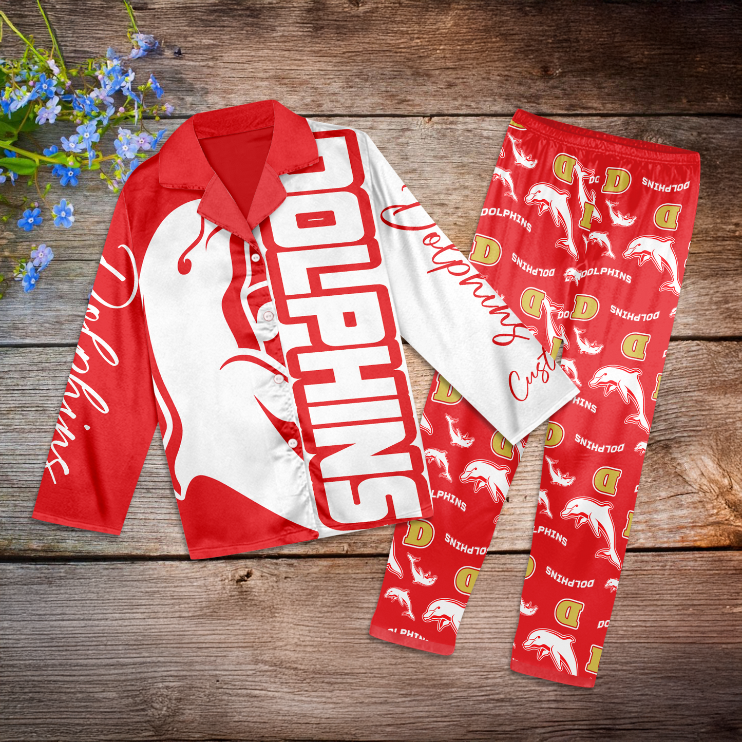 DOL Personalized Custom Long Pajamas Set