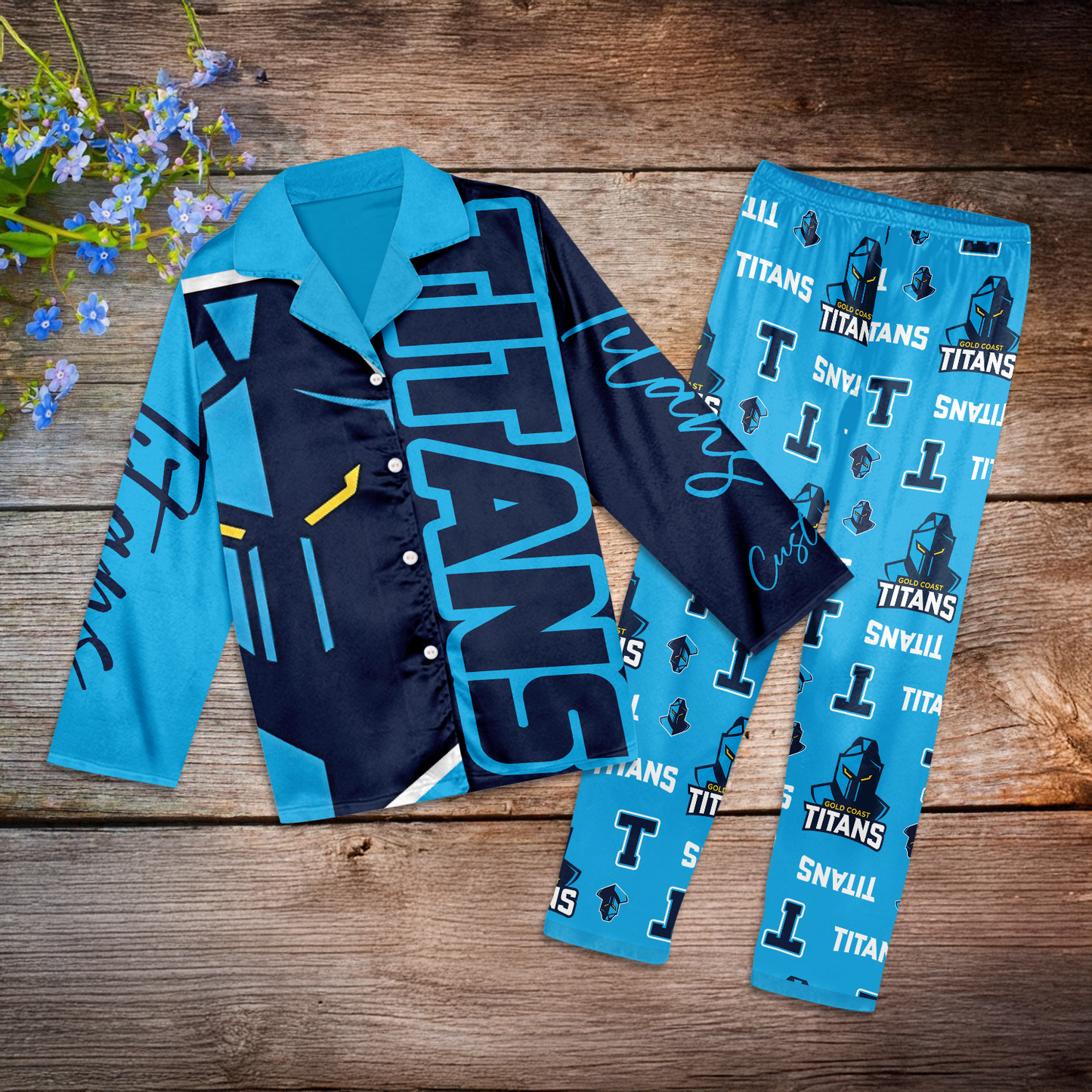 GLD Personalized Custom Long Pajamas Set