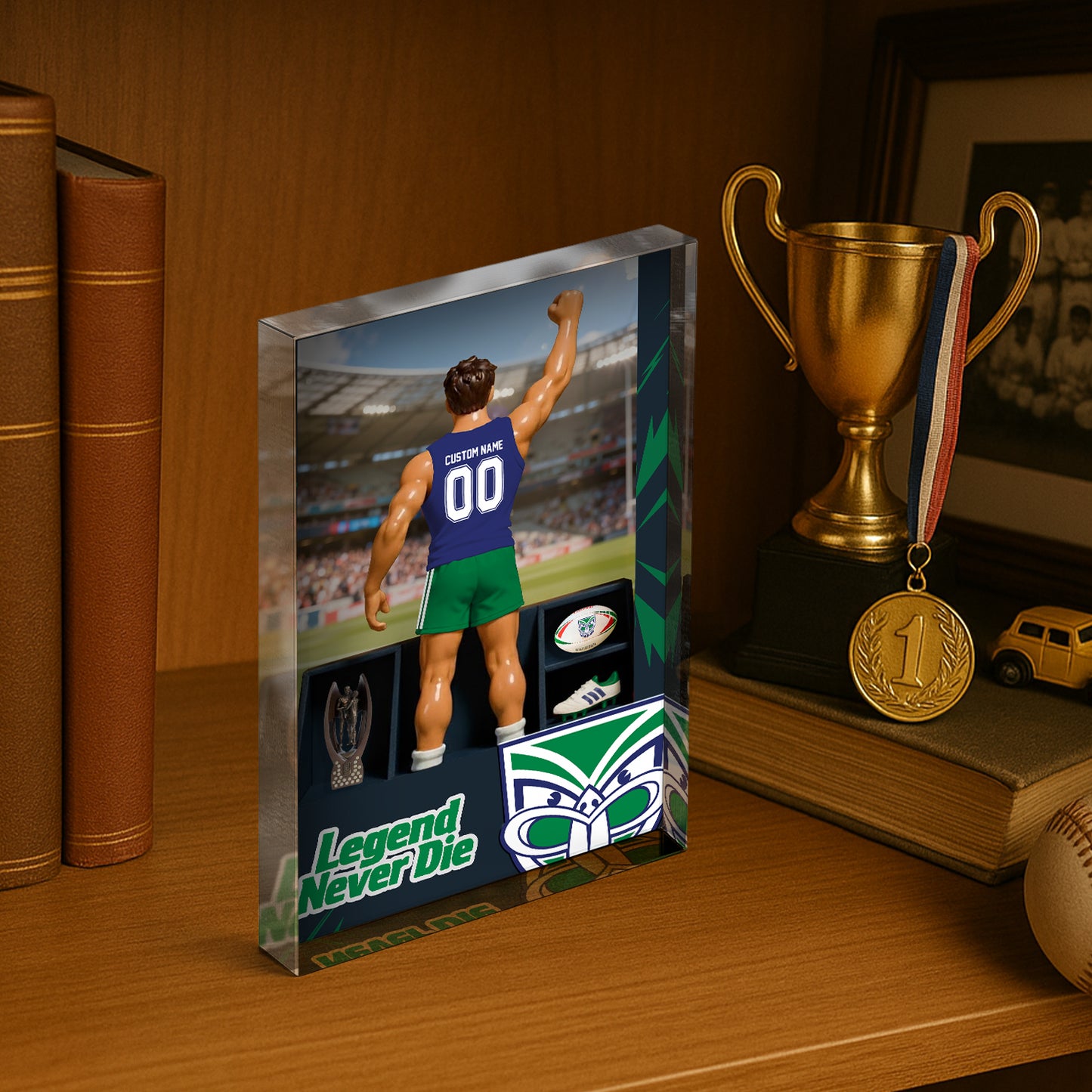 NZL Personalized Custom Sports Acrylic Block Plaque 2
