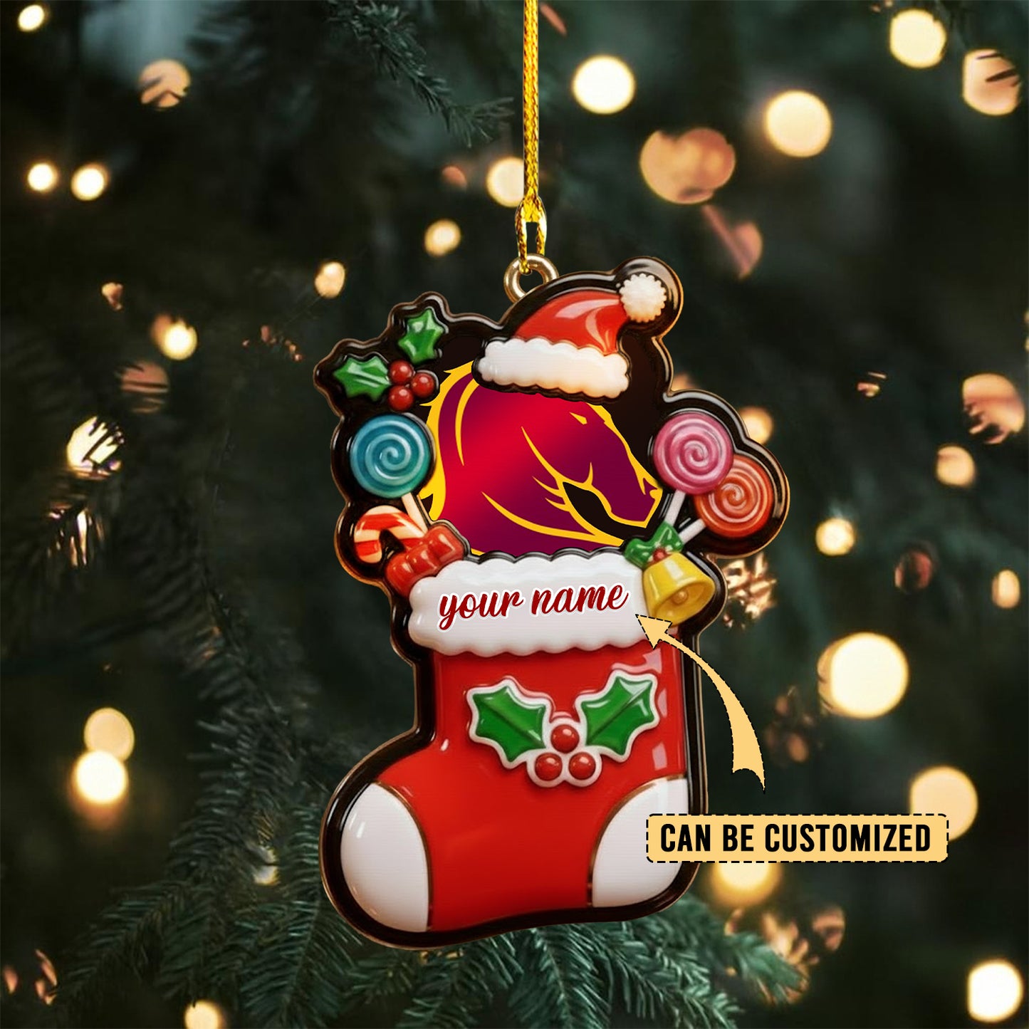 BRI Personalized Custom Acrylic Ornament 7