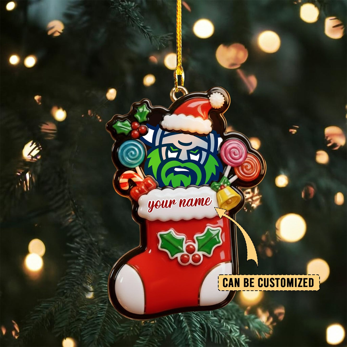 CAN Personalized Custom Acrylic Ornament 7