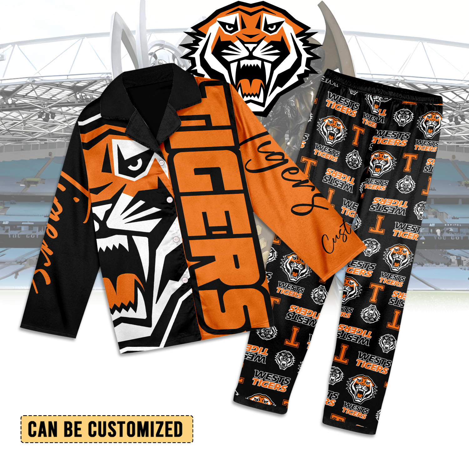 WST Personalized Custom Long Pajamas Set