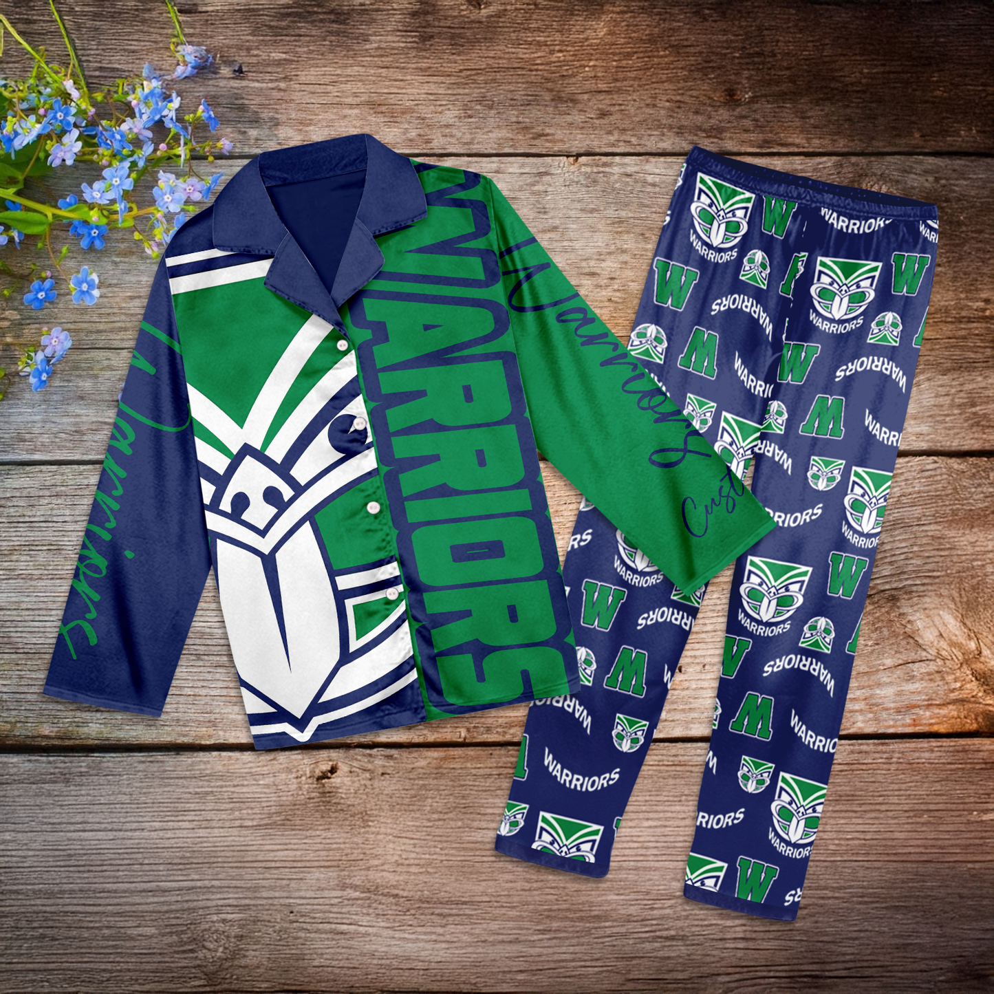 NZL Personalized Custom Long Pajamas Set