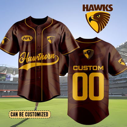 HAW Personalized Custom Baseball Jersey 7