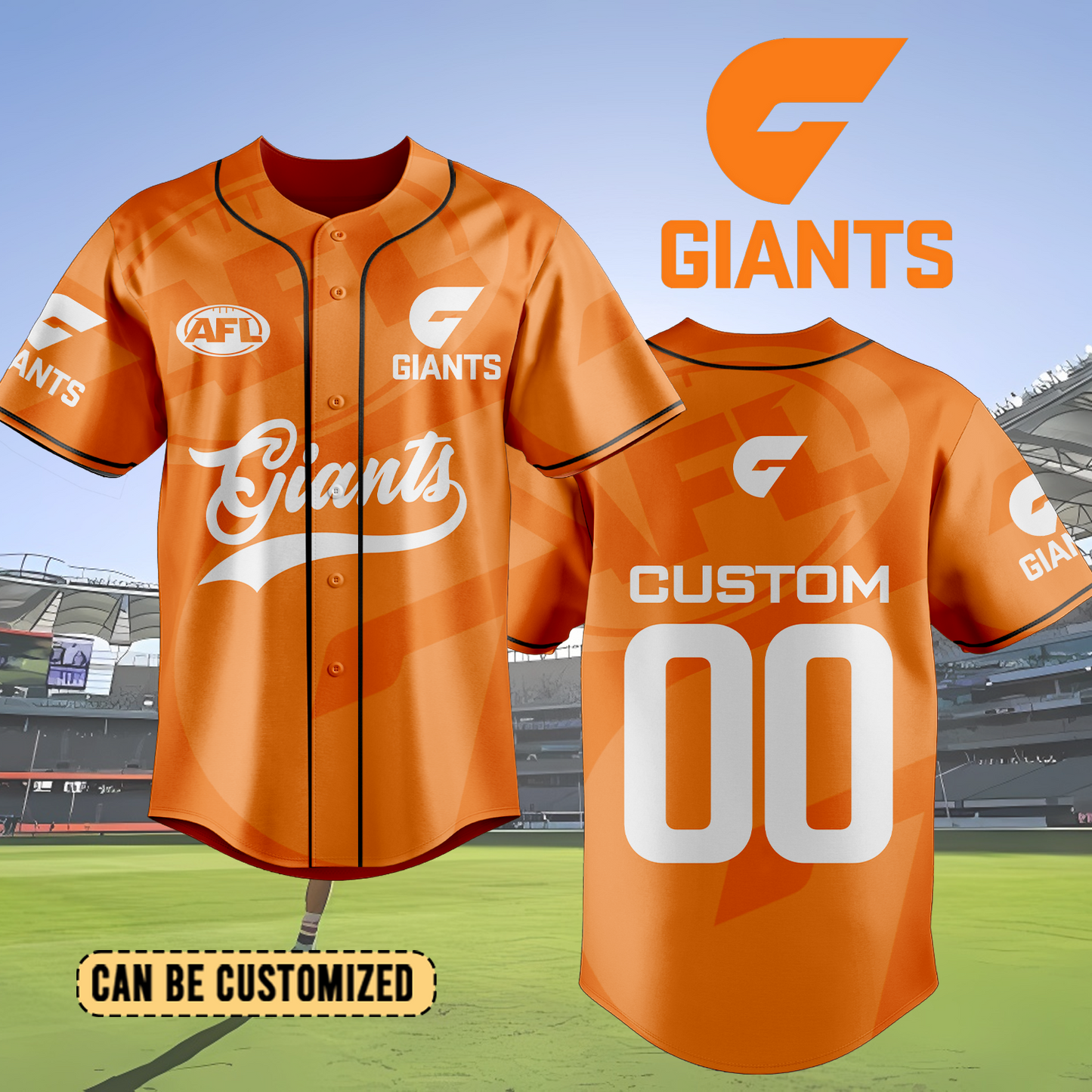GWS Personalized Custom Baseball Jersey 7