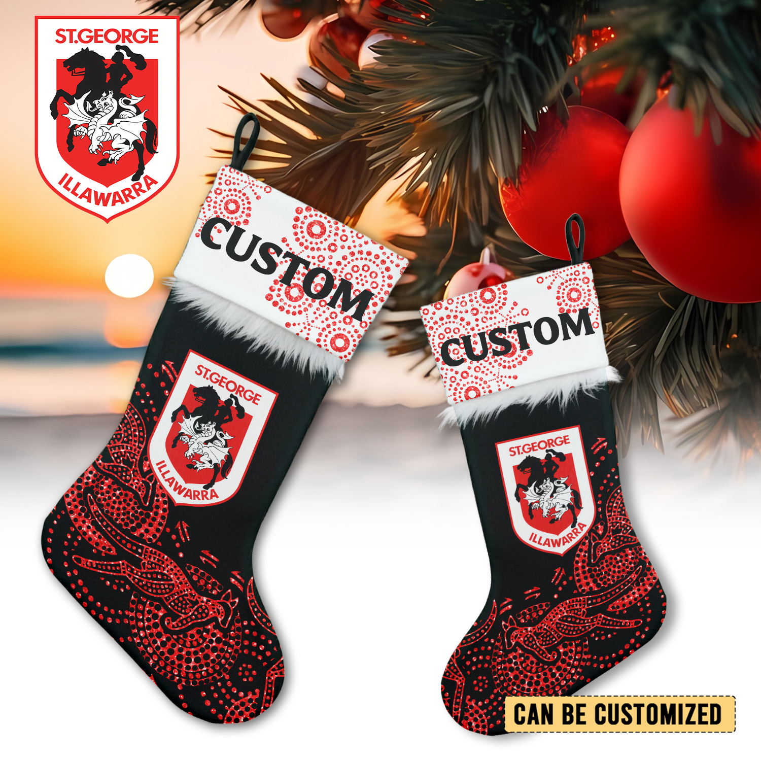 STG Personalized Custom Christmas Stockings