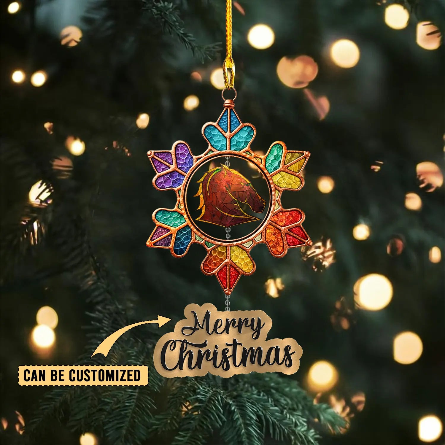 BRI Personalized Custom Acrylic Ornament 5