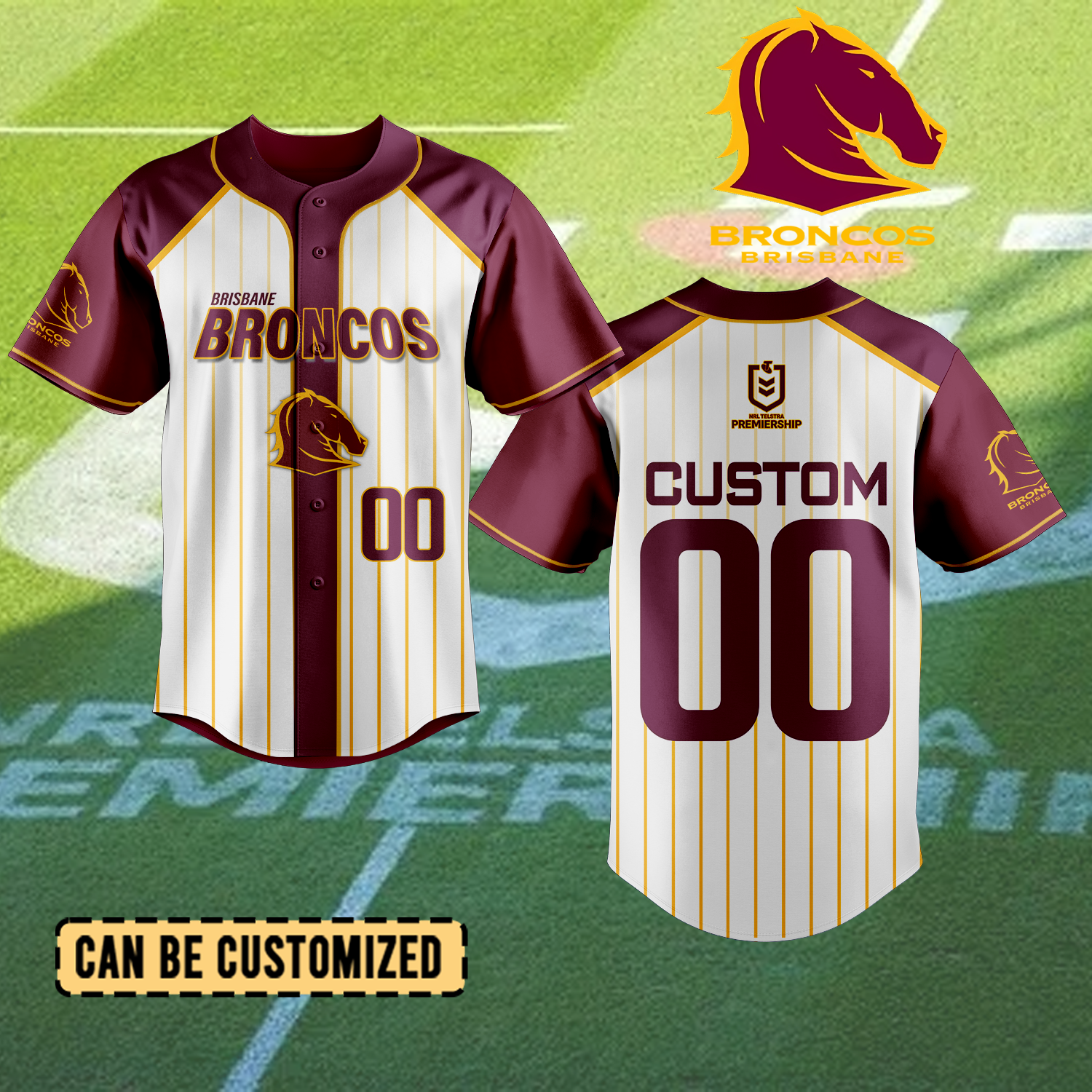 BRI Personalized Custom Baseball Jersey 8
