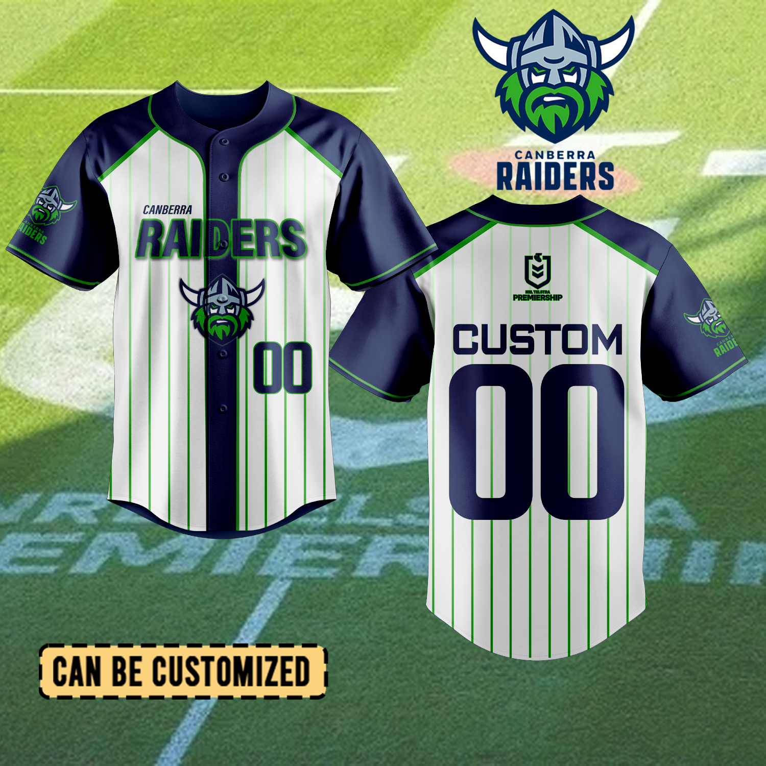 CAN Personalized Custom Baseball Jersey 8