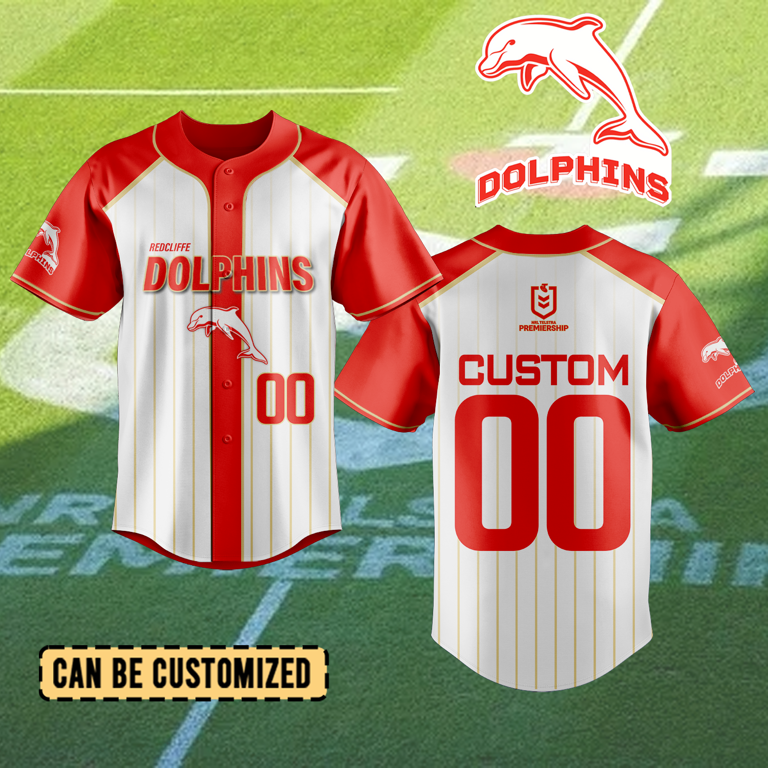 DOL Personalized Custom Baseball Jersey 8