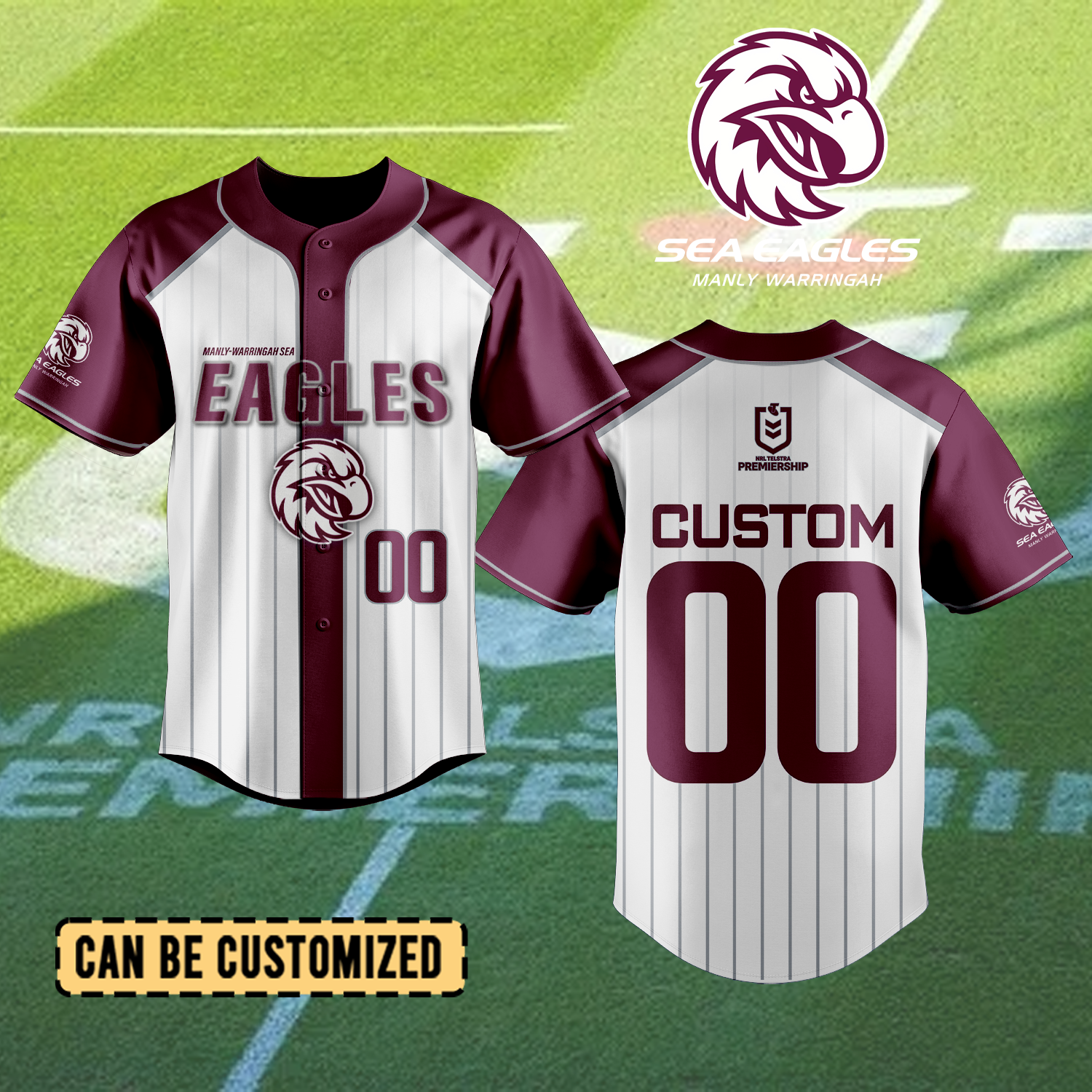 MAN Personalized Custom Baseball Jersey 8