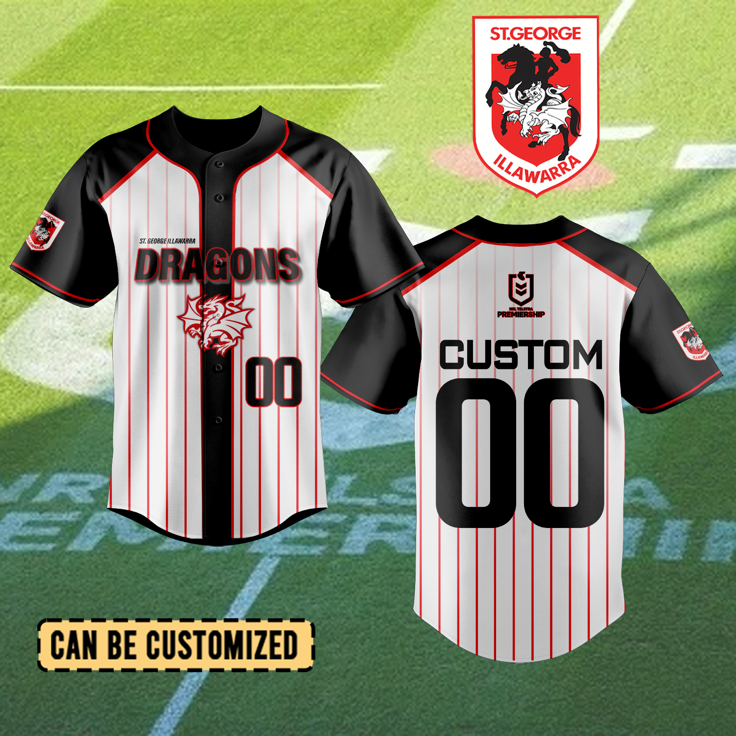 STG Personalized Custom Baseball Jersey 8