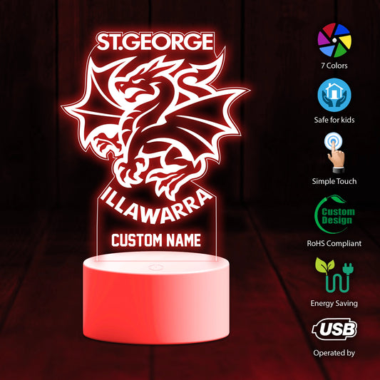 Stg Personalized Custom 3D Led Light Gift For Fans