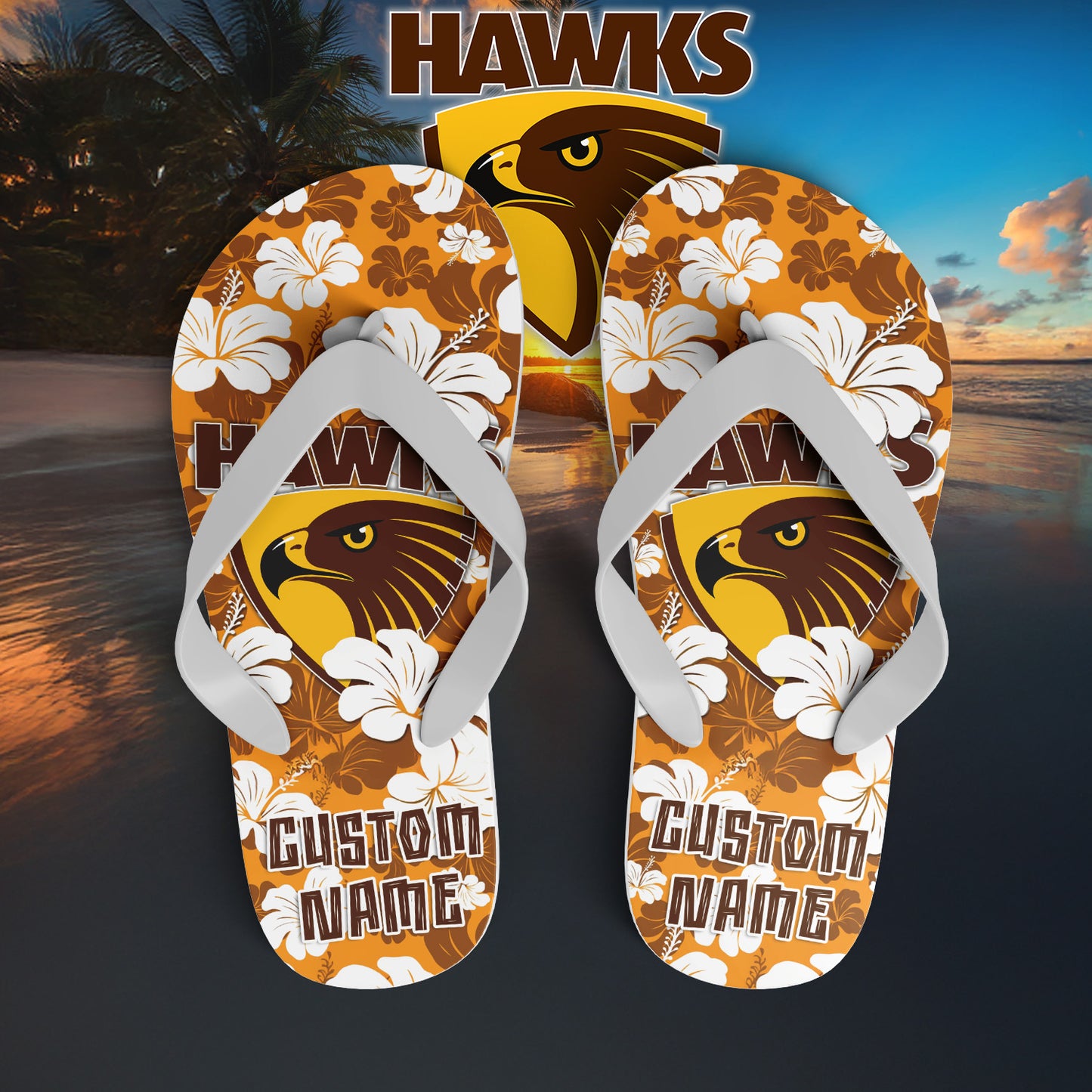 HAW Personalized Custom Flip Flops 5