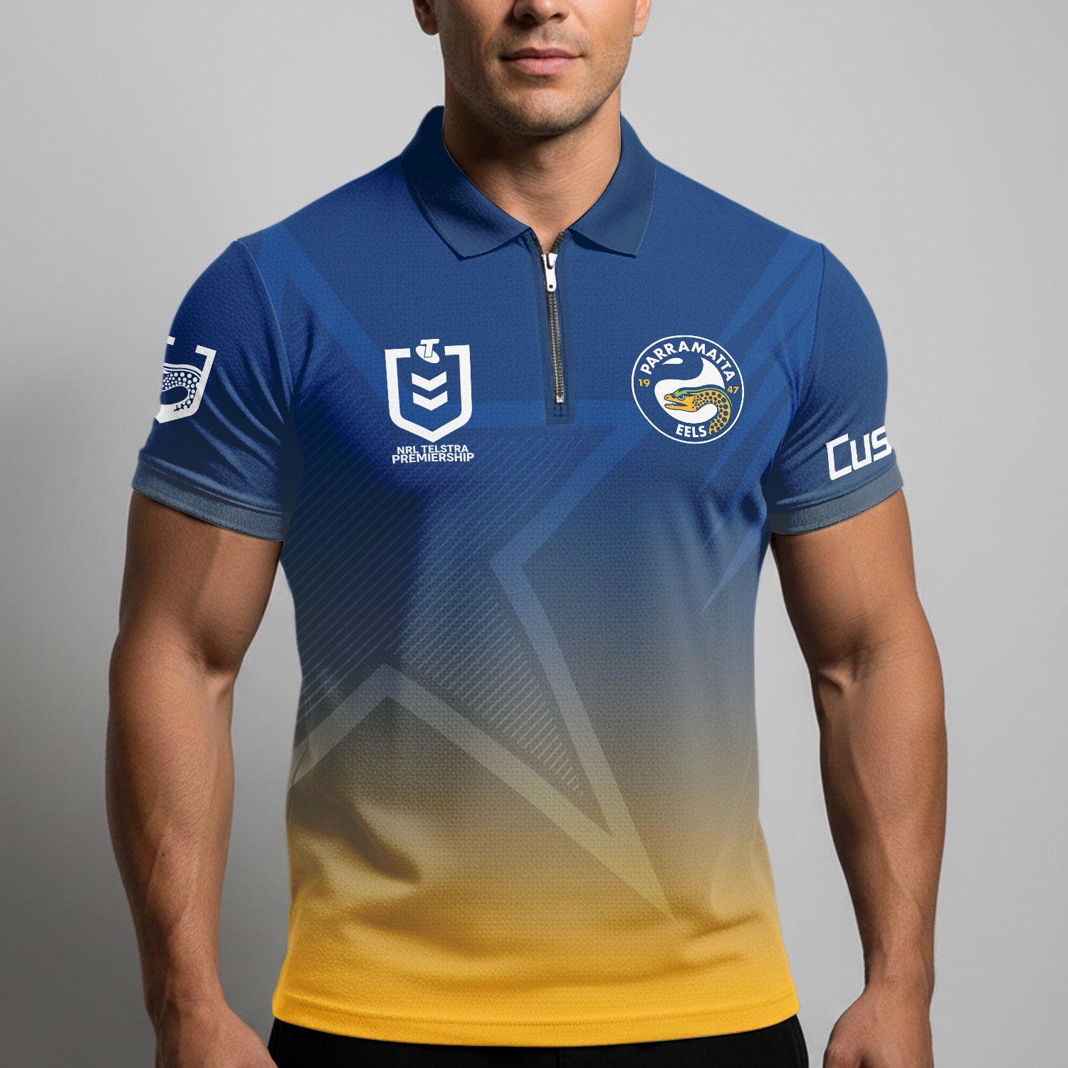 PAR Personalized Custom Zip Polo Shirt