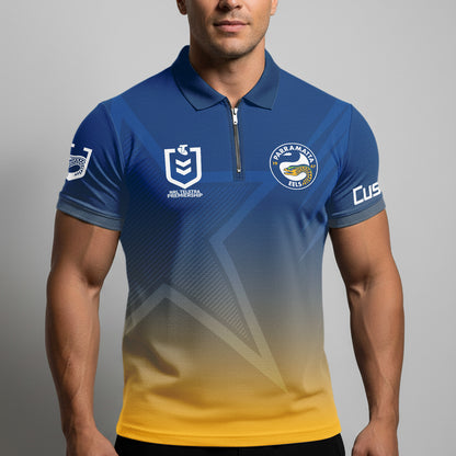 PAR Personalized Custom Zip Polo Shirt