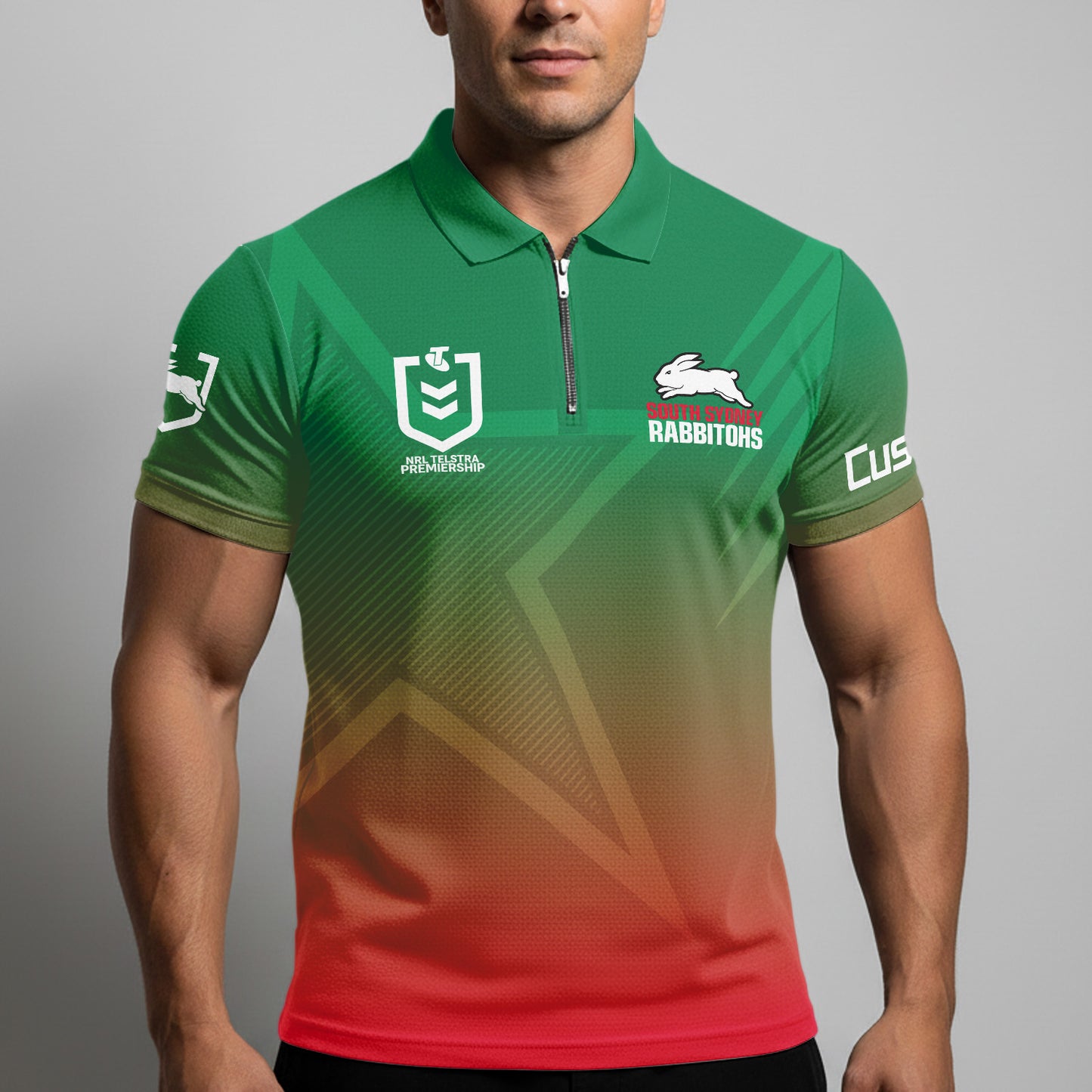 SOU Personalized Custom Zip Polo Shirt