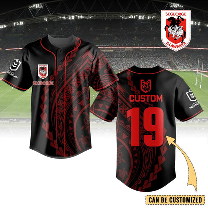 STG Personalized Custom Baseball Jersey 9