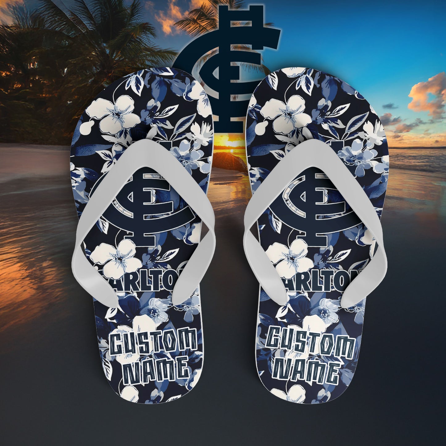 CAR Personalized Custom Flip Flops 5