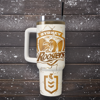 SYD Personalized Custom 40oz 30oz Stainless Steel Tumbler With Handle 4