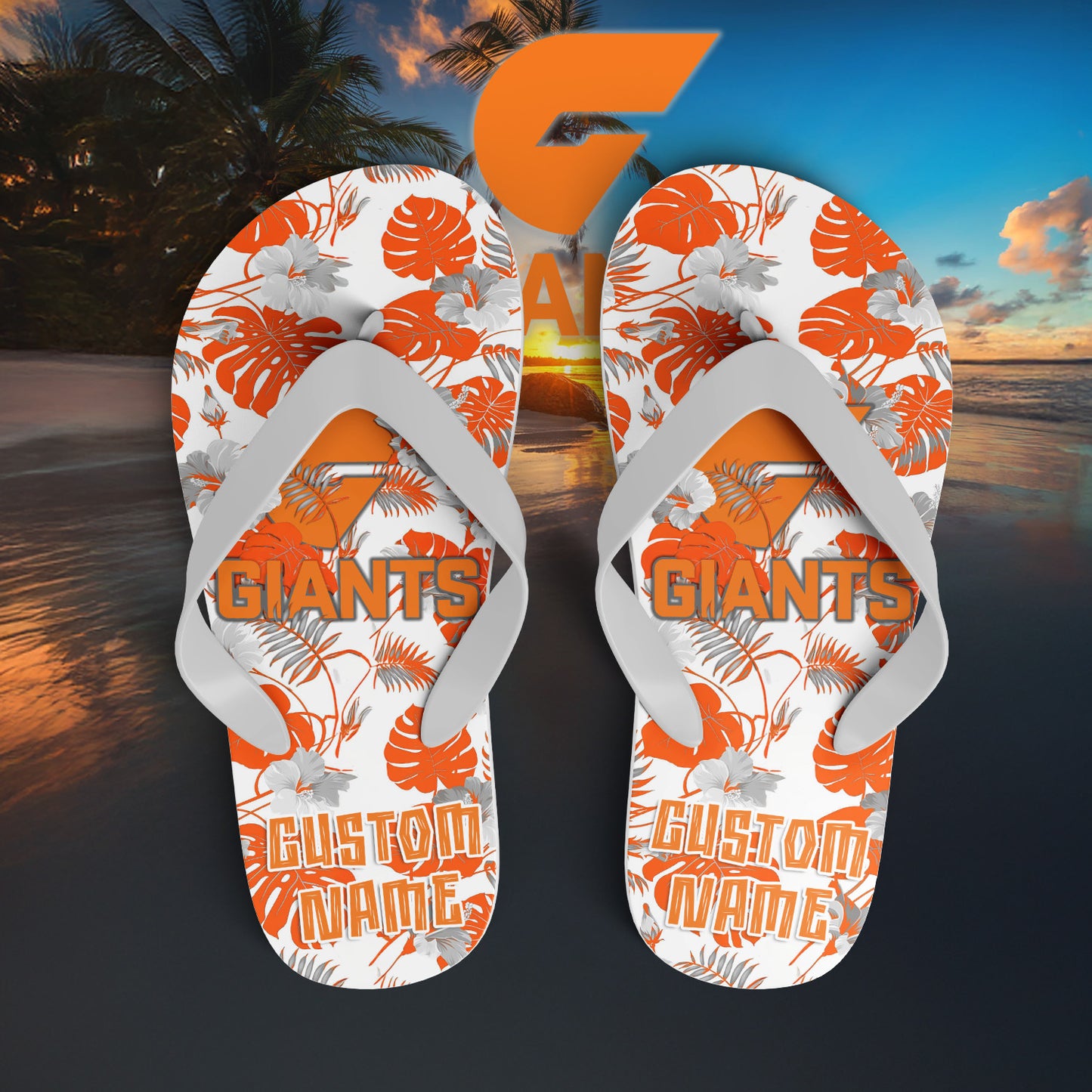 GWS Personalized Custom Flip Flops 5