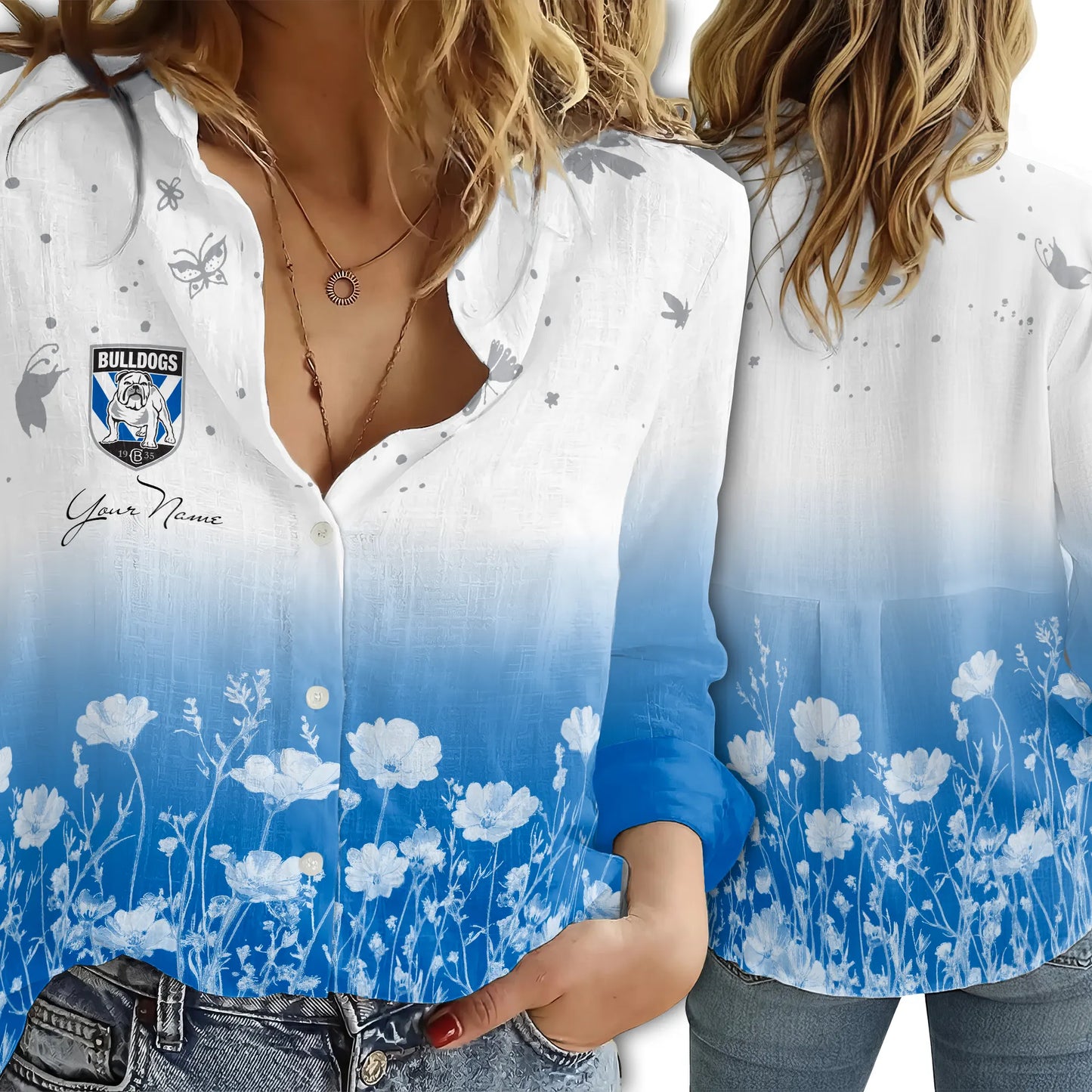 CBY Personalized Custom Women's Casual Shirt 2