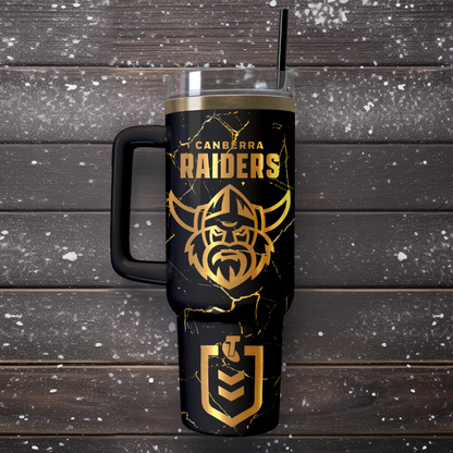 CAN Personalized Custom 40oz 30oz Stainless Steel Tumbler With Handle 4