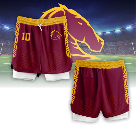 BRI Personalized Custom 2-in-1 Performance Shorts