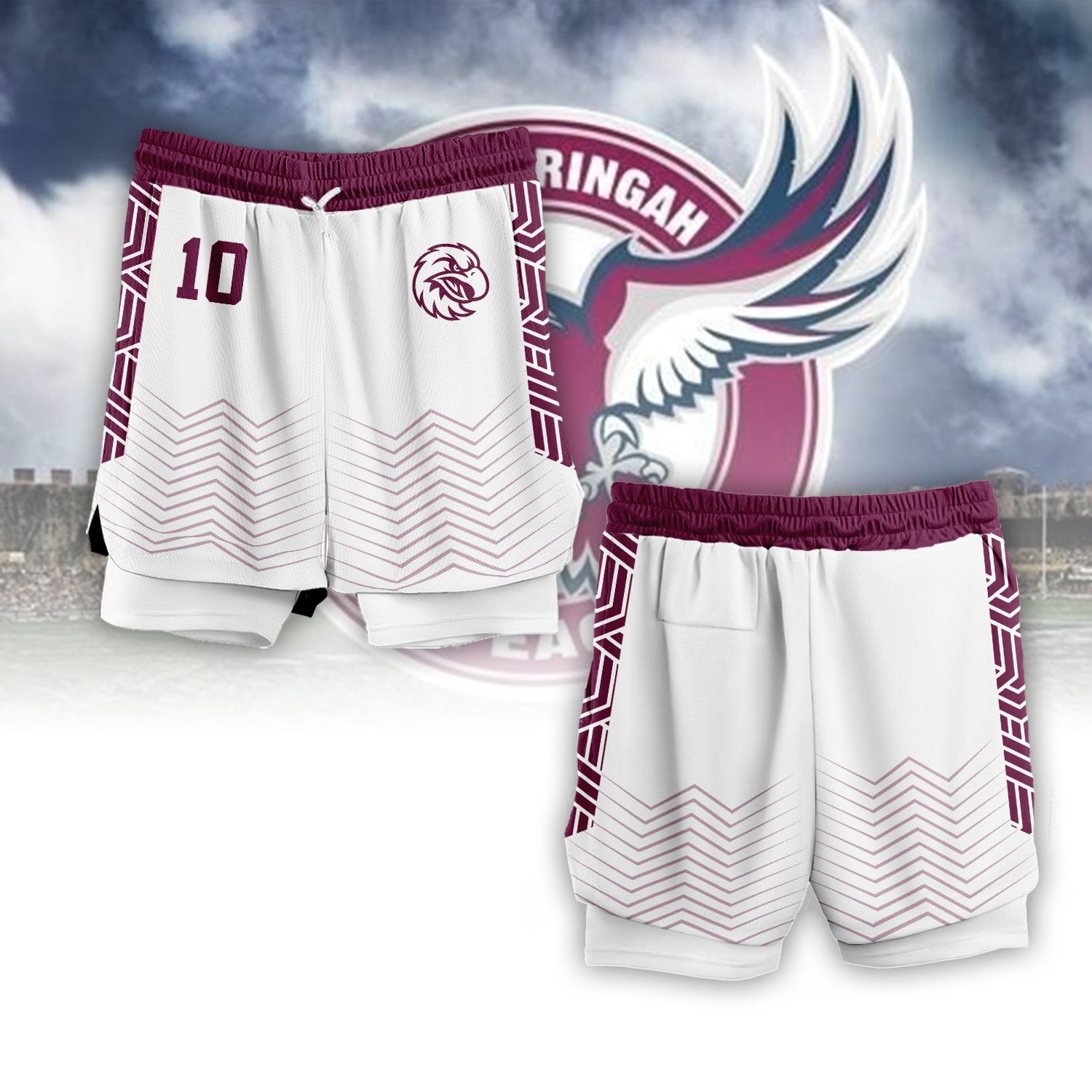 MAN Personalized Custom 2-in-1 Performance Shorts