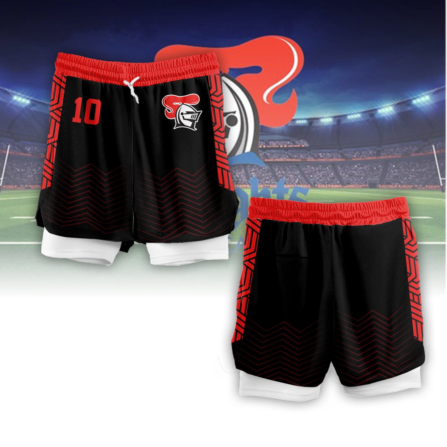 NEW Personalized Custom 2-in-1 Performance Shorts