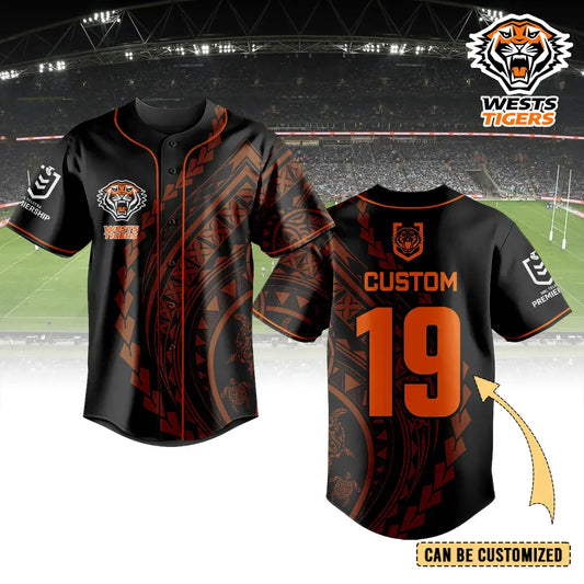 WST Personalized Custom Baseball Jersey 9