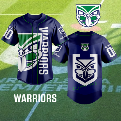 NZL Personalized Custom Baseball Jersey 2