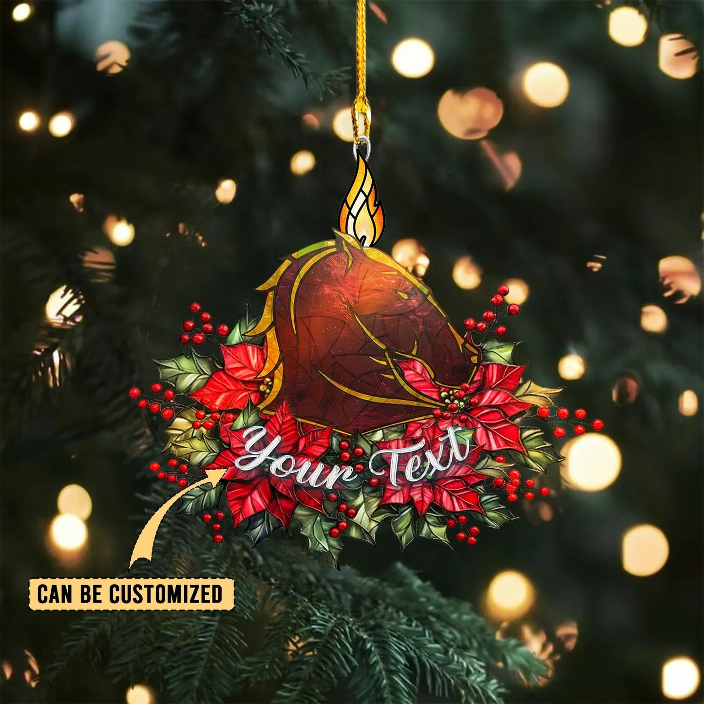 BRI Personalized Custom Acrylic Ornament 6