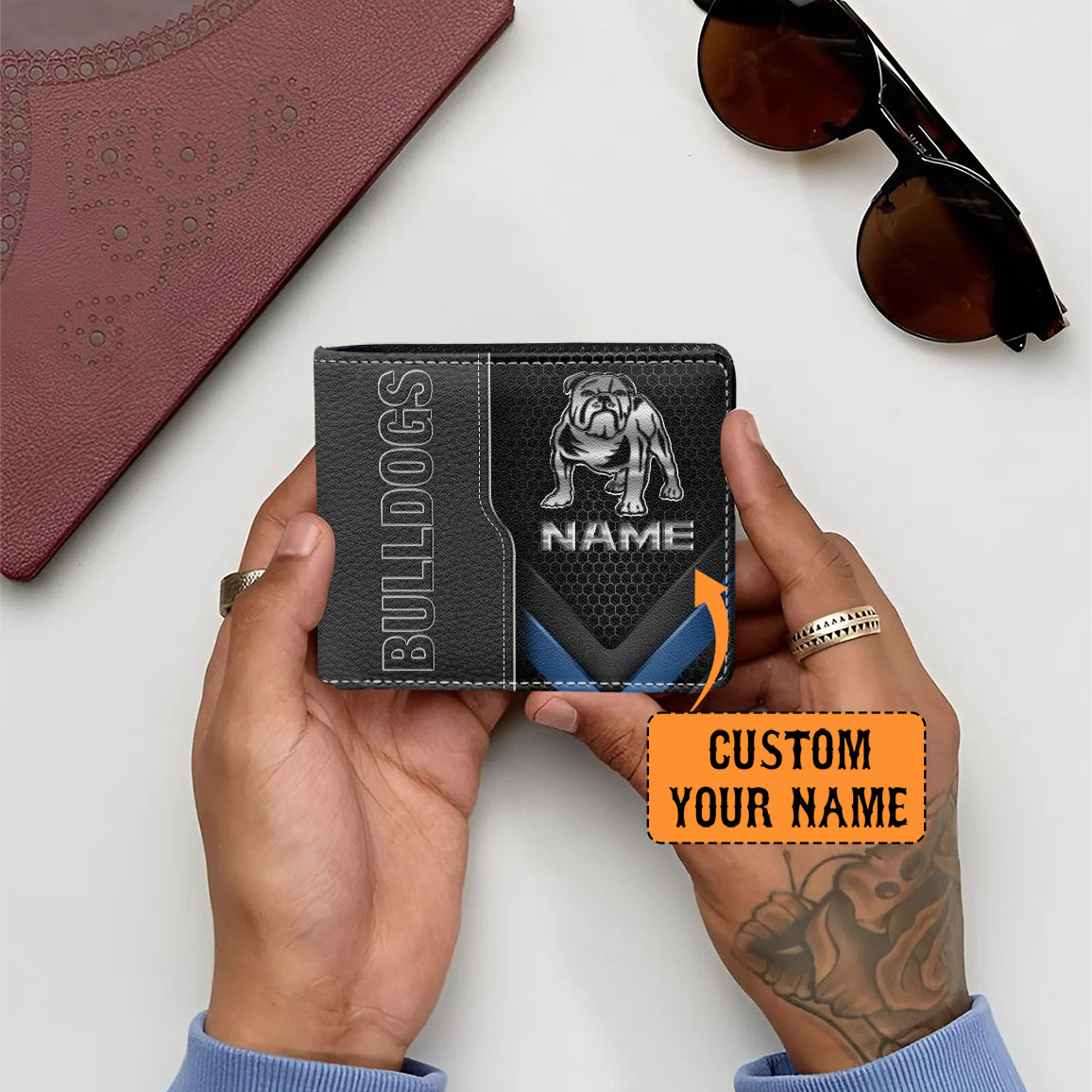 CBY Personalized Custom Leather Wallet 2