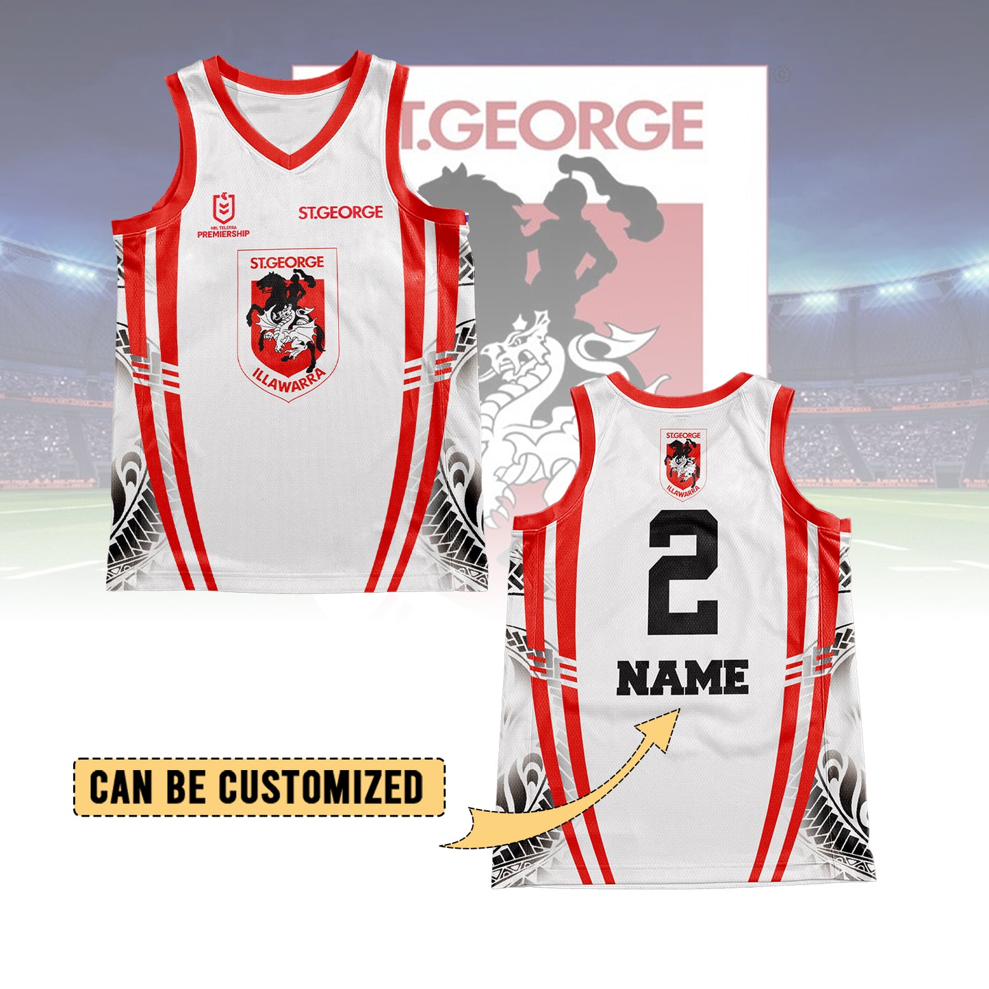 STG Personalized Custom Basketball Jersey Set