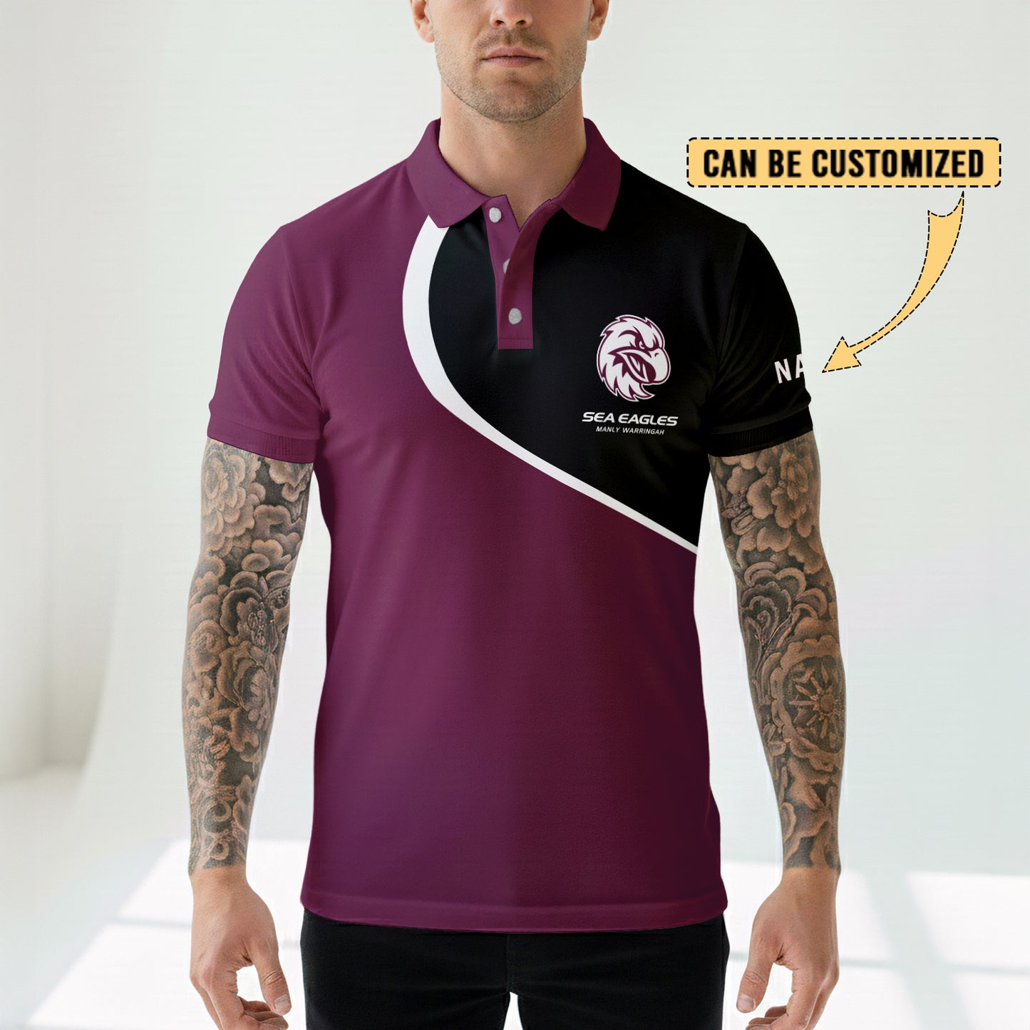 MAN Personalized Custom Polo Shirt 6