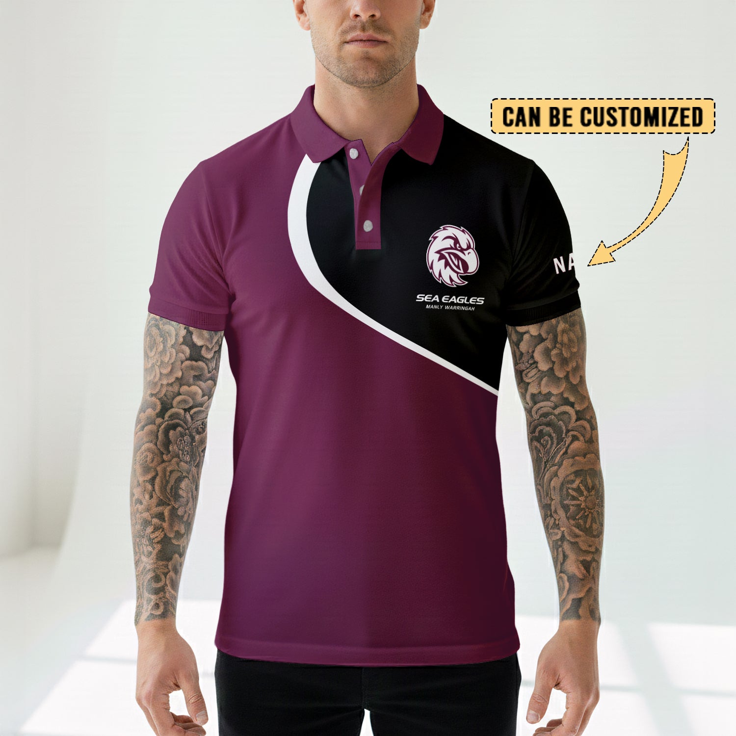 MAN Personalized Custom Polo Shirt 6