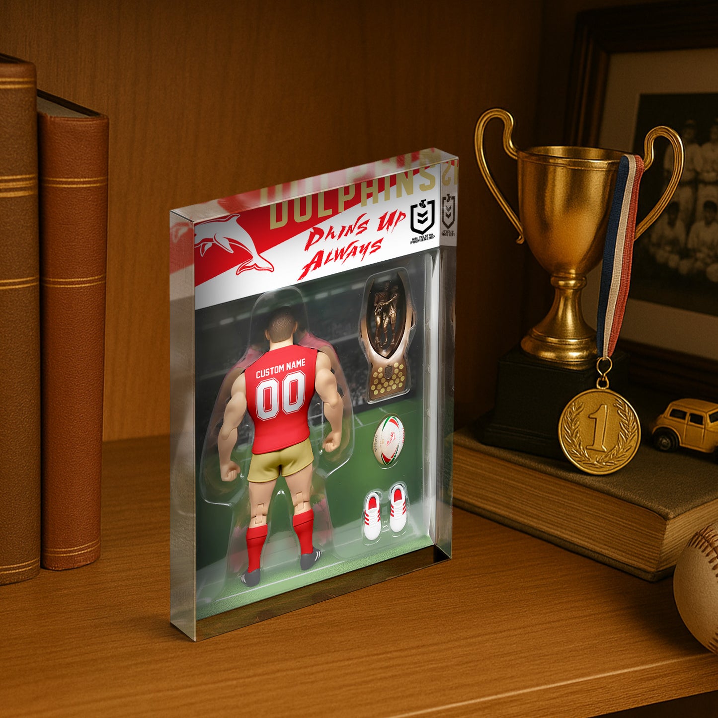 DOL Personalized Custom Sports Acrylic Block Plaque