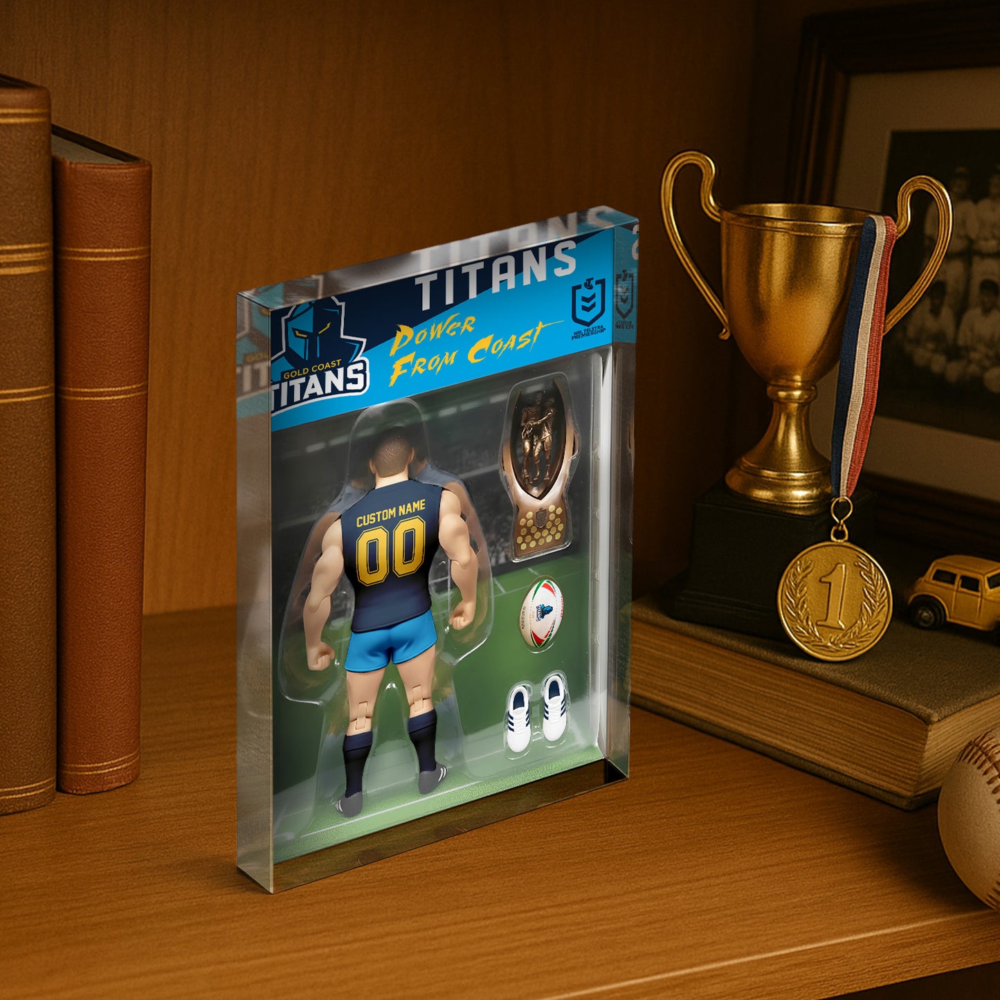 GLD Personalized Custom Sports Acrylic Block Plaque