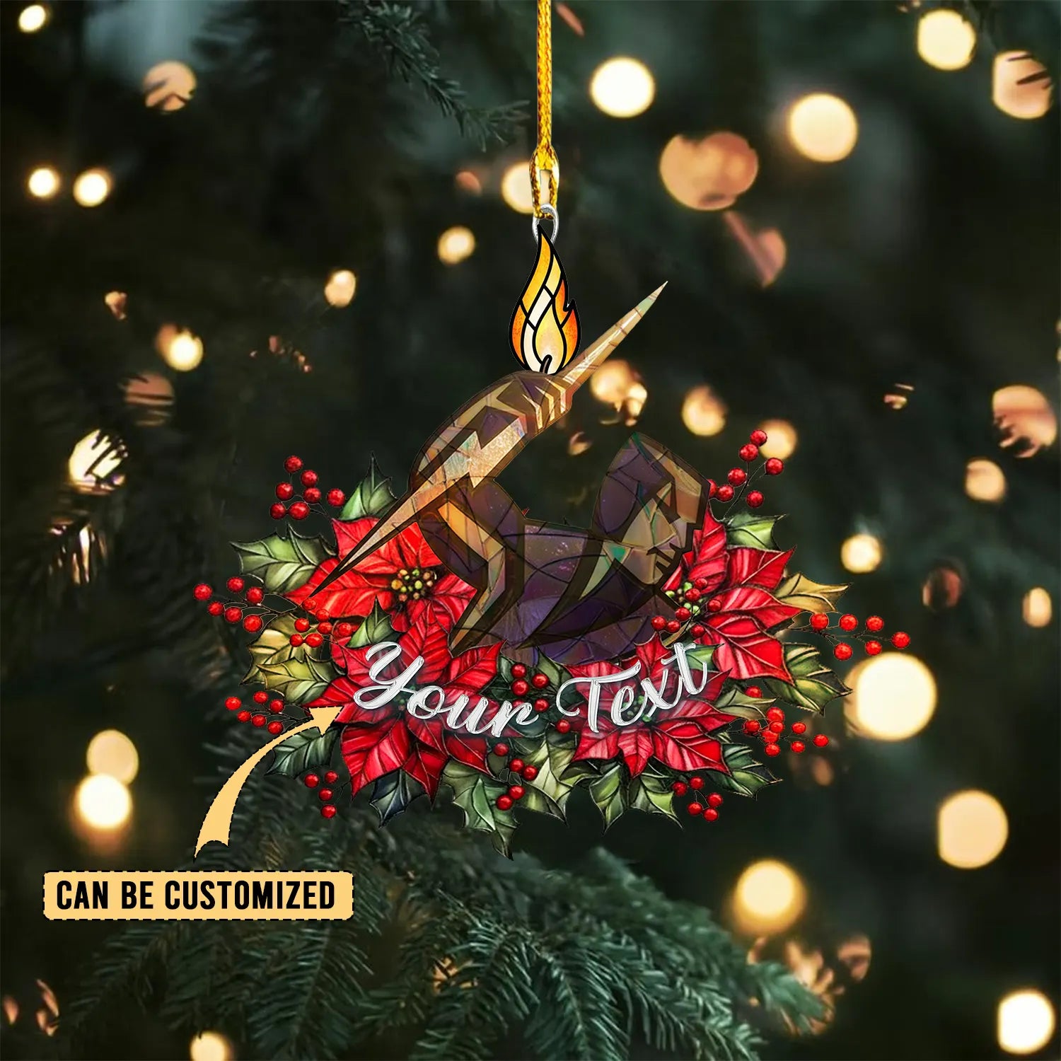 MEL Personalized Custom Acrylic Ornament 6