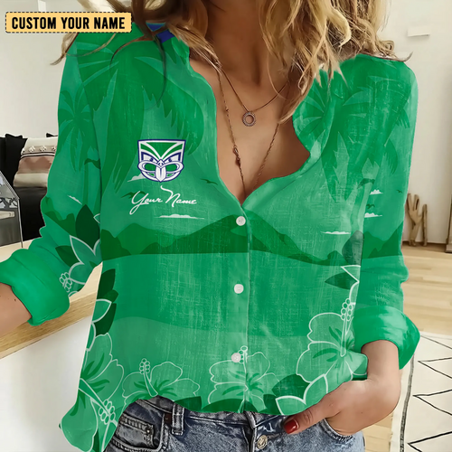 NZL Personalized Custom Women's Casual Shirt 3